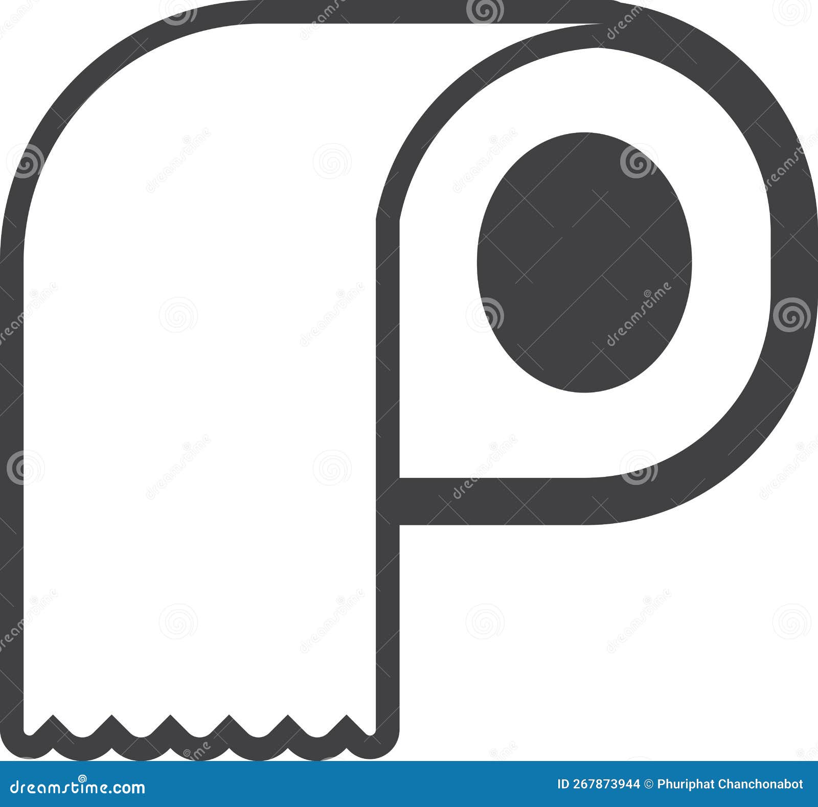 Tissue Paper Illustration in Minimal Style Stock Vector Illustration of napkin, clean 267873944