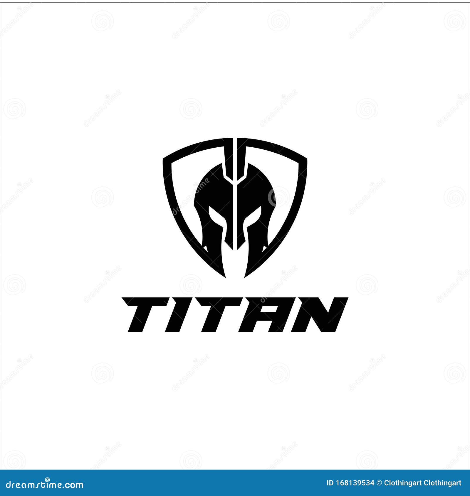 Titan Vector Logo Graphic Modern Abstract Stock Vector - Illustration ...