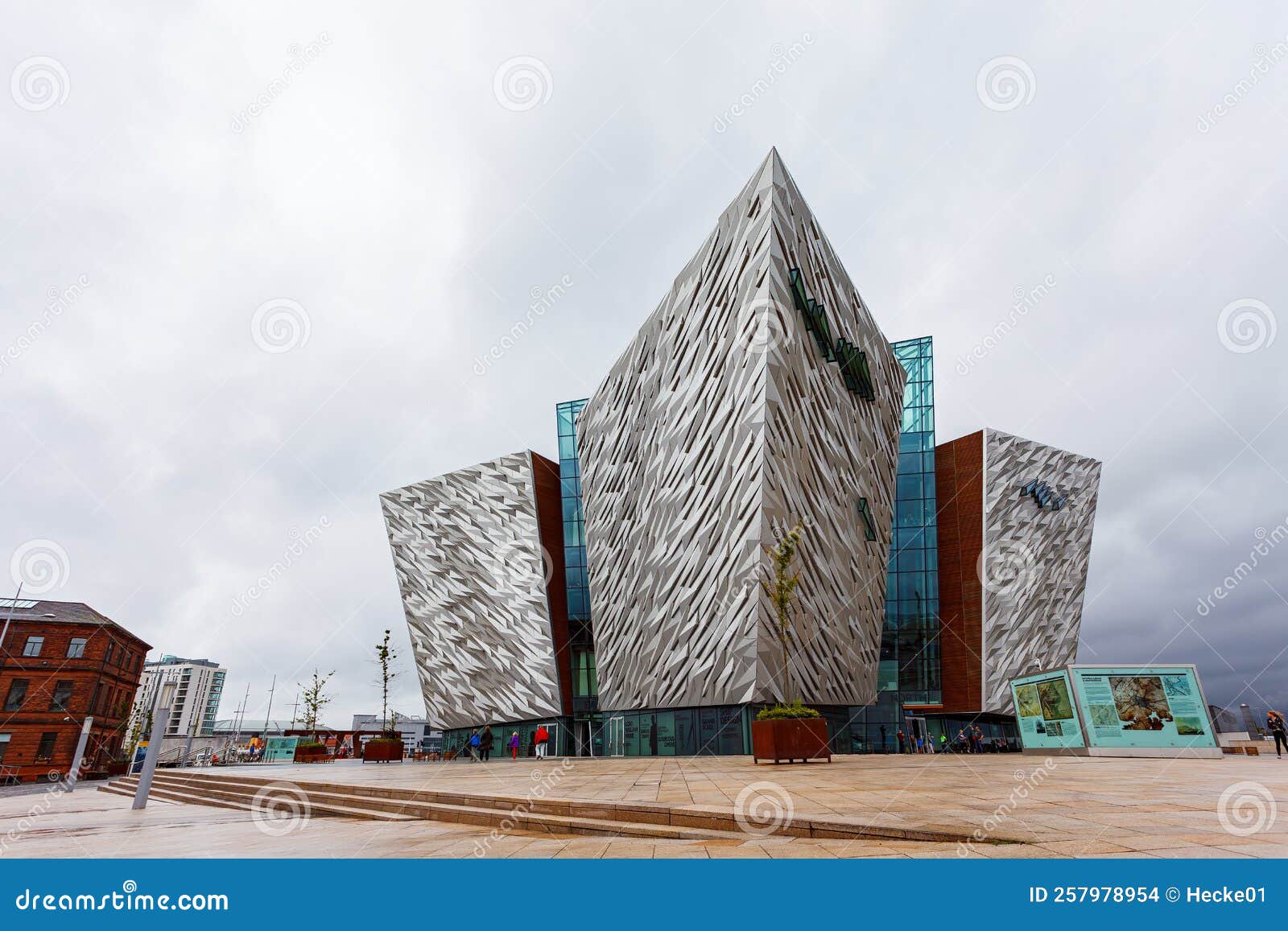 Titanic Museum in Belfast Ireland Editorial Stock Image Image of