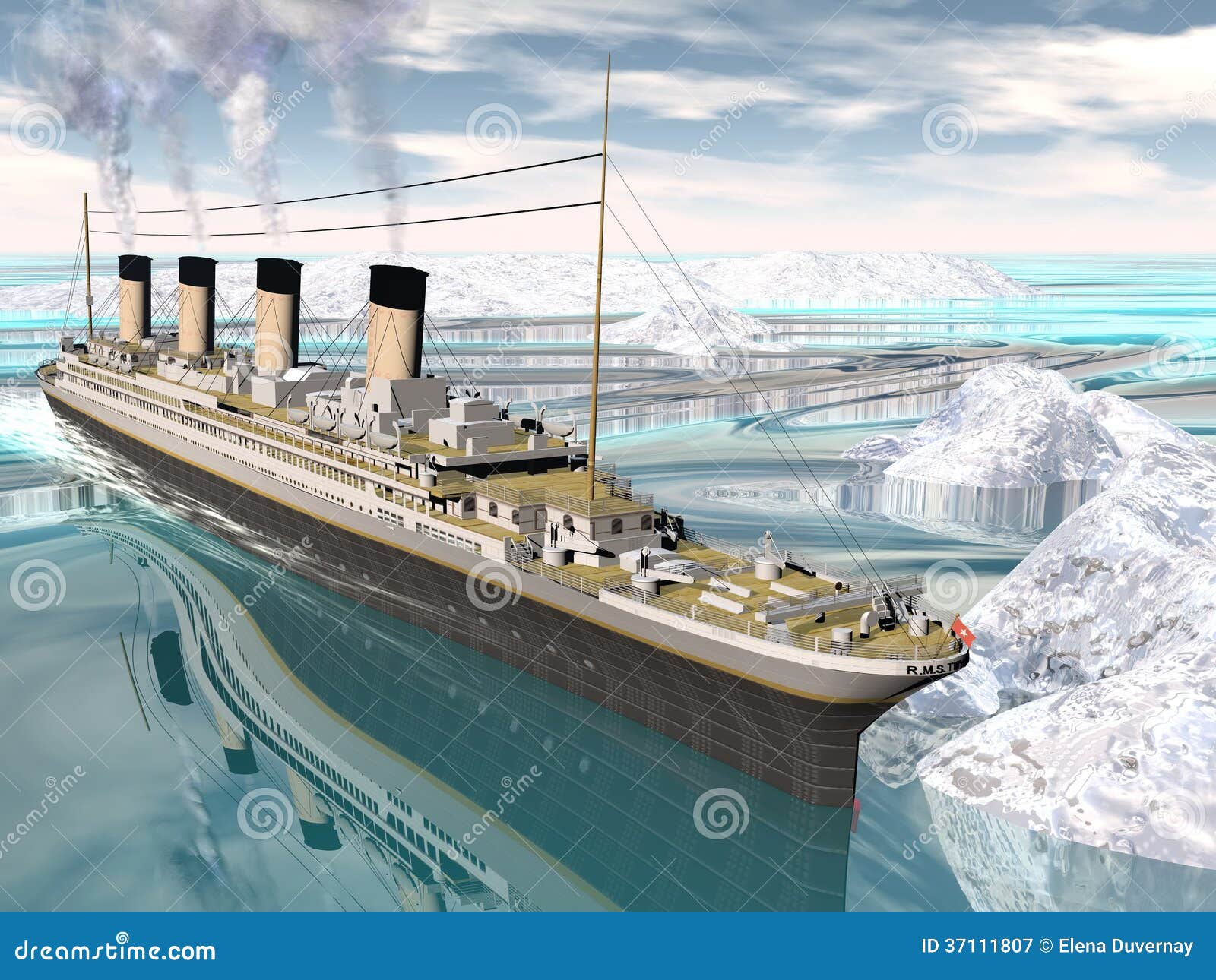 sketch of ship titanic vector Stock Vector Image  Art  Alamy