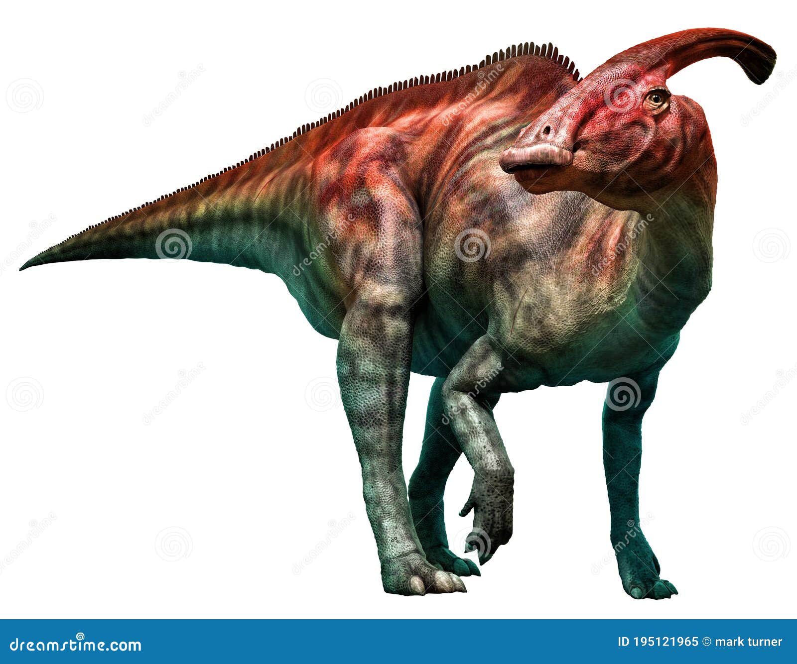 titanosaurus from the cretaceous era 3d 