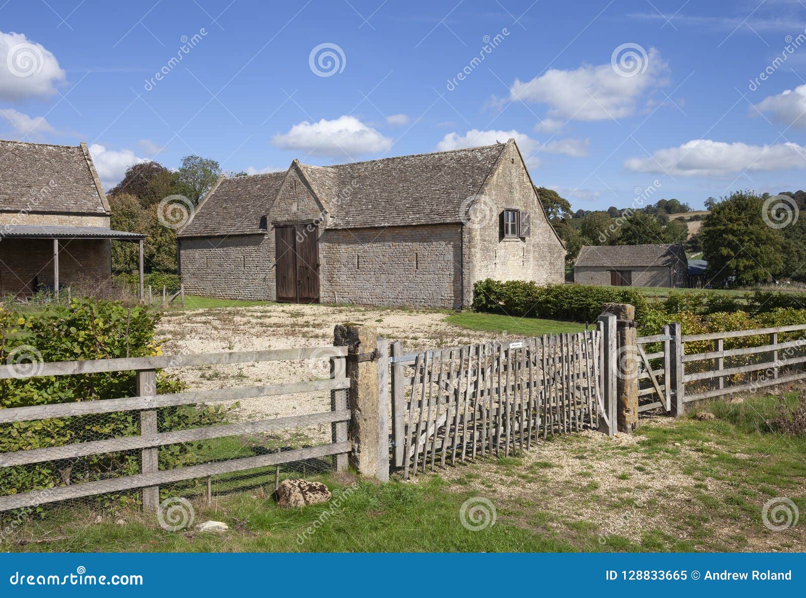 Tithe Barn At Guiting Power Cotswolds Gloucestershire England