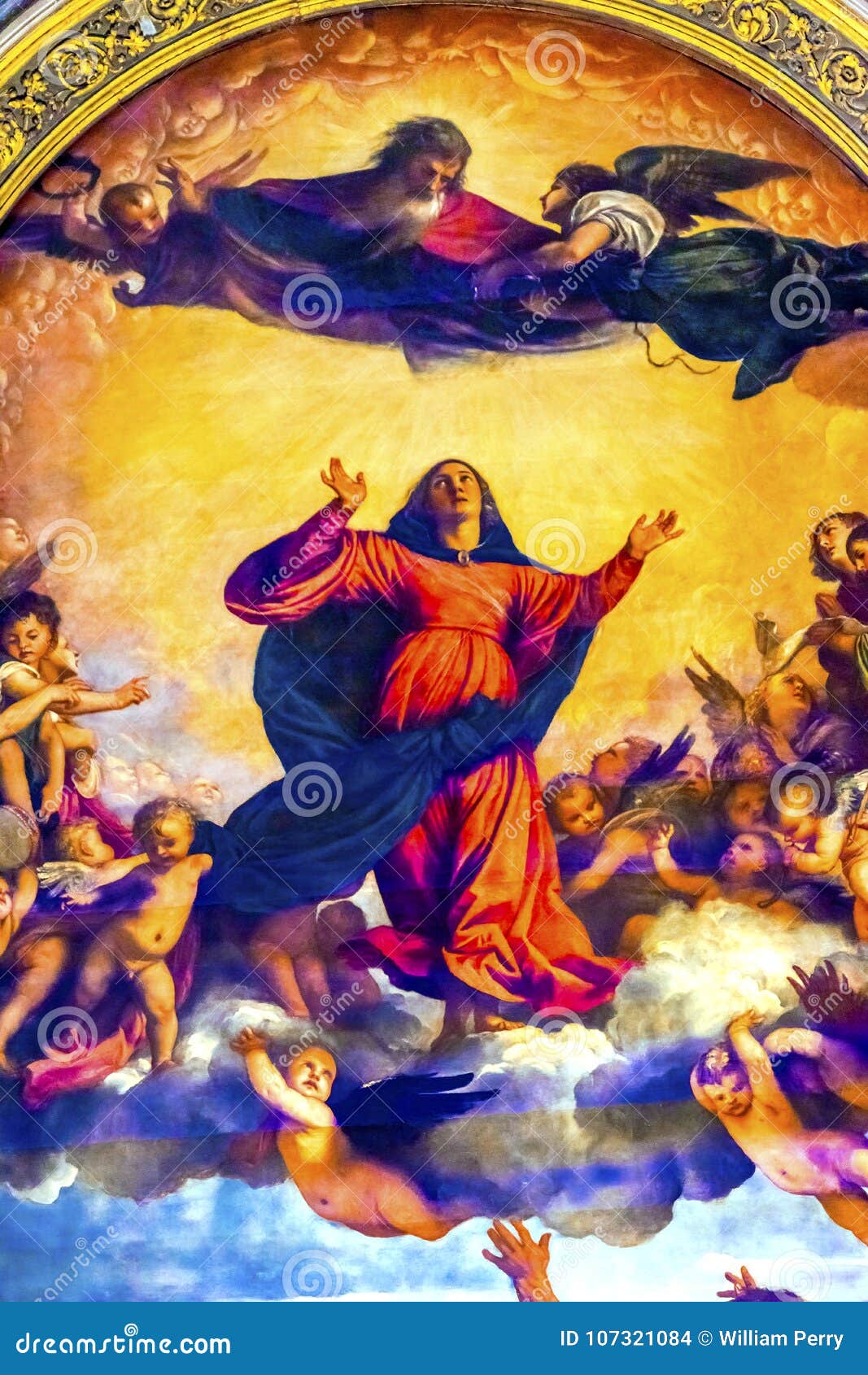 titian assumption mary painting santa maria gloriosa de frari ch