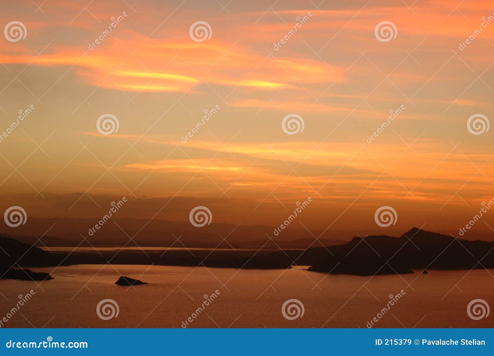 titicaca lake on sunset #3