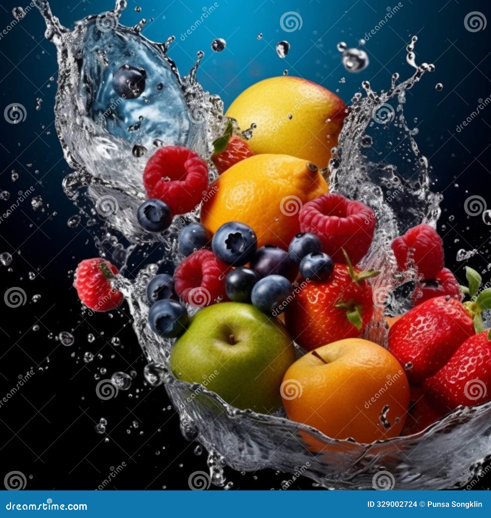 this title encapsulates the vibrant display of assorted fruits