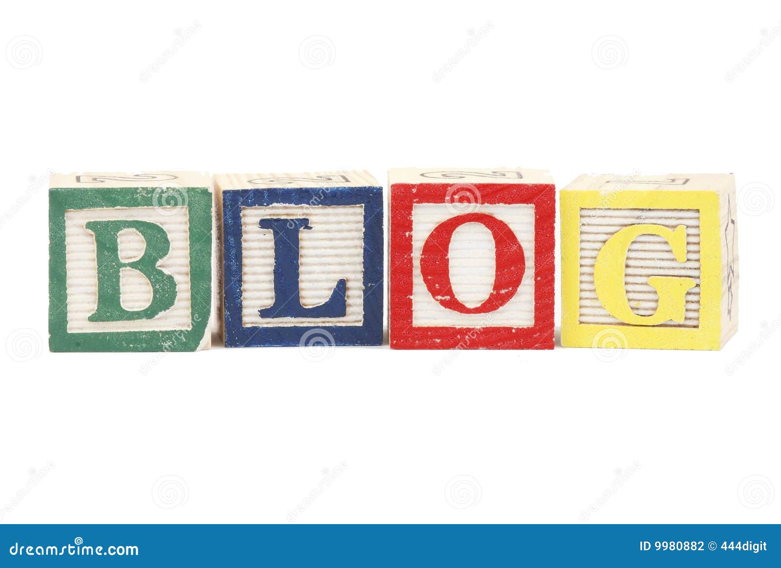 Titre de blog. L'alphabet bloque le charme de lettres de blog