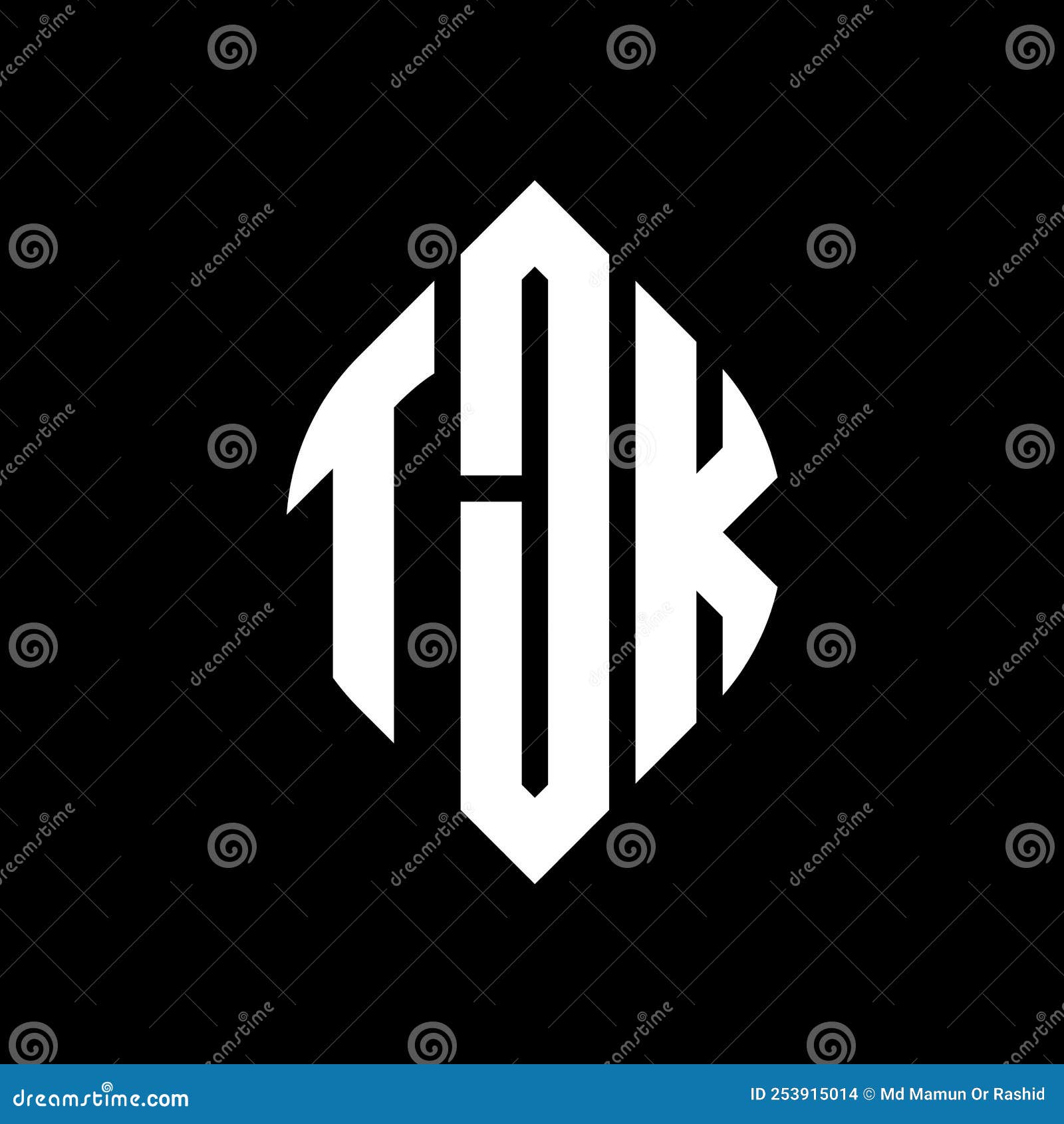 tjk circle letter logo  with circle and ellipse . tjk ellipse letters with typographic style. the three initials form a