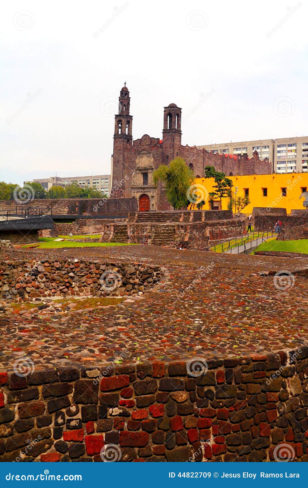 plaza of the three cultures in tlatelolco, mexico city iii