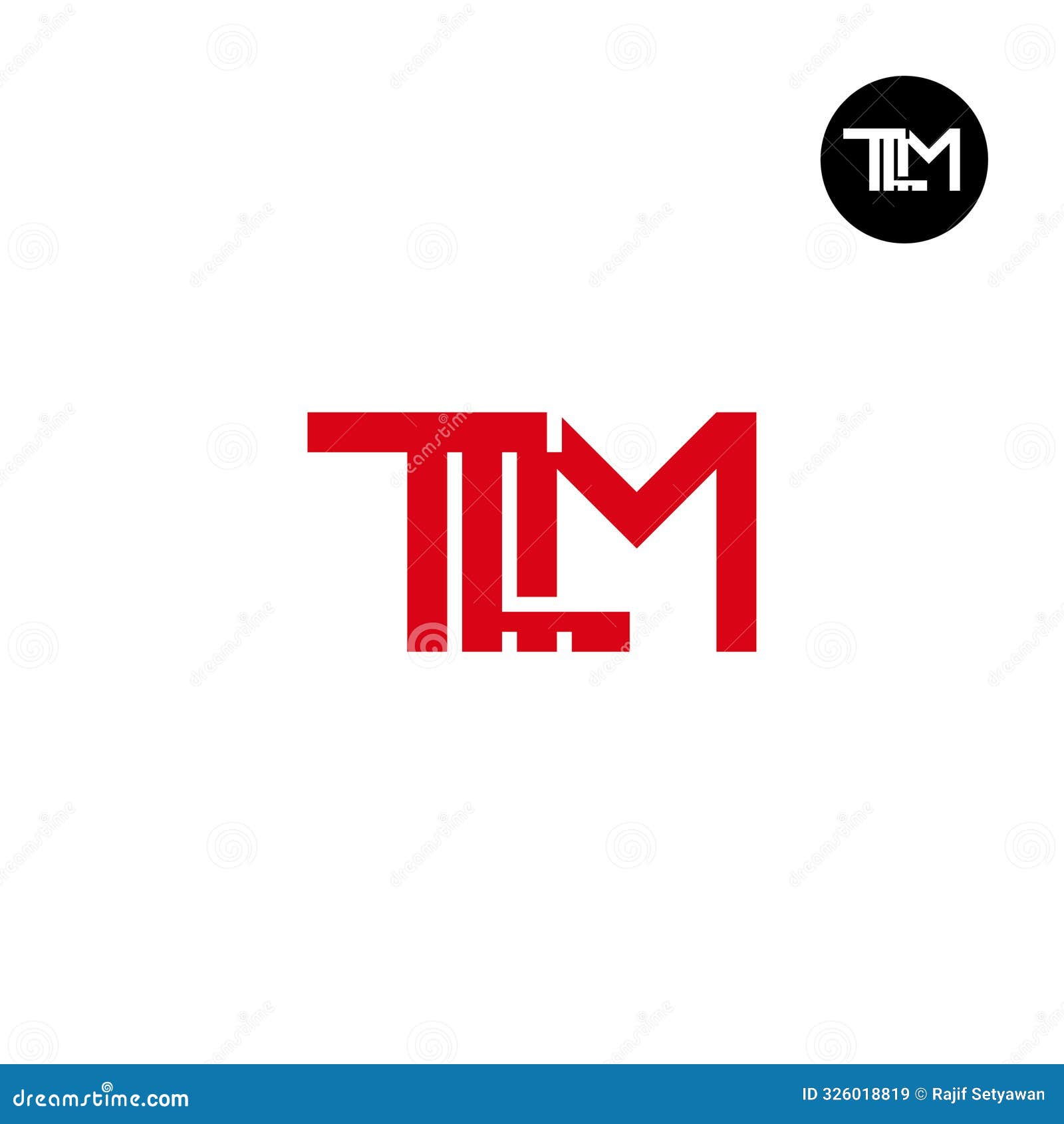 tlm logo letter monogram 