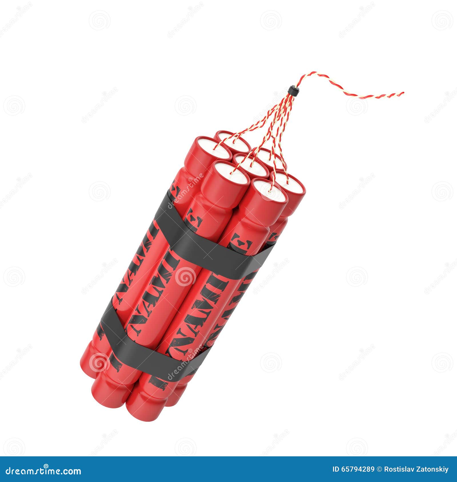 Tnt 在白色背景的炸药炸弹库存例证 插画包括有tnt 在白色背景的炸药炸弹