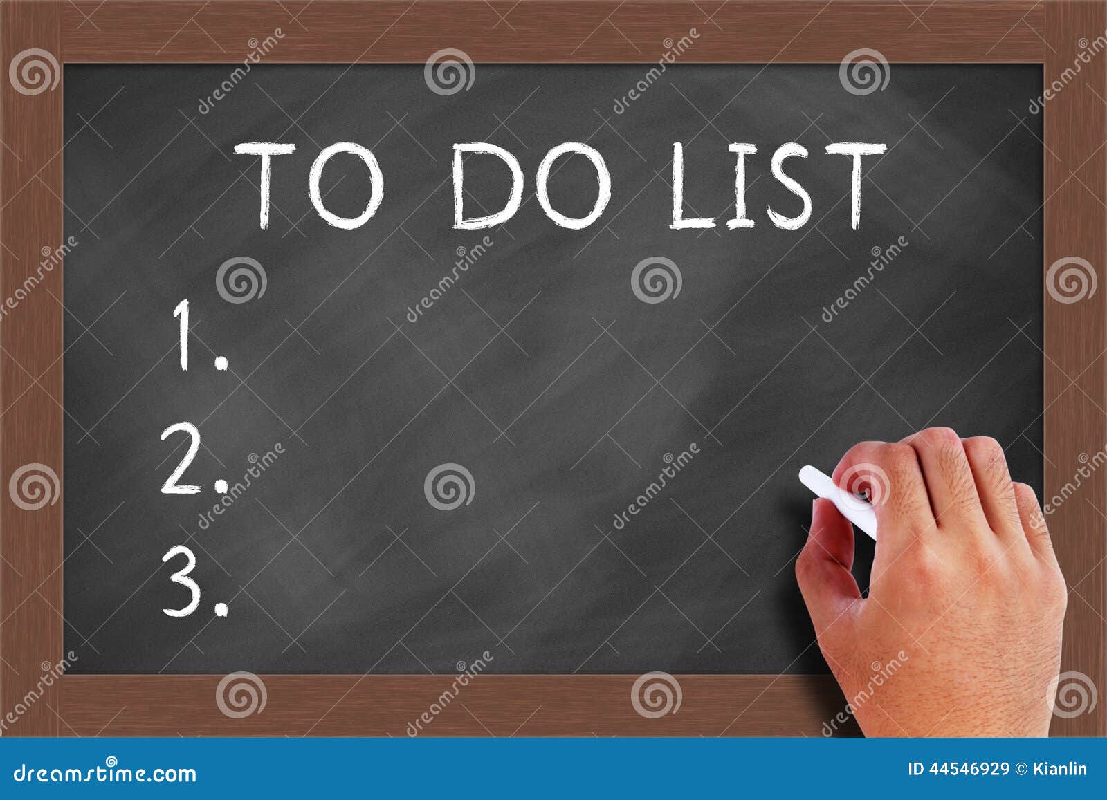 To do list on Blackboard stock image. Image of idea, adult 44546929