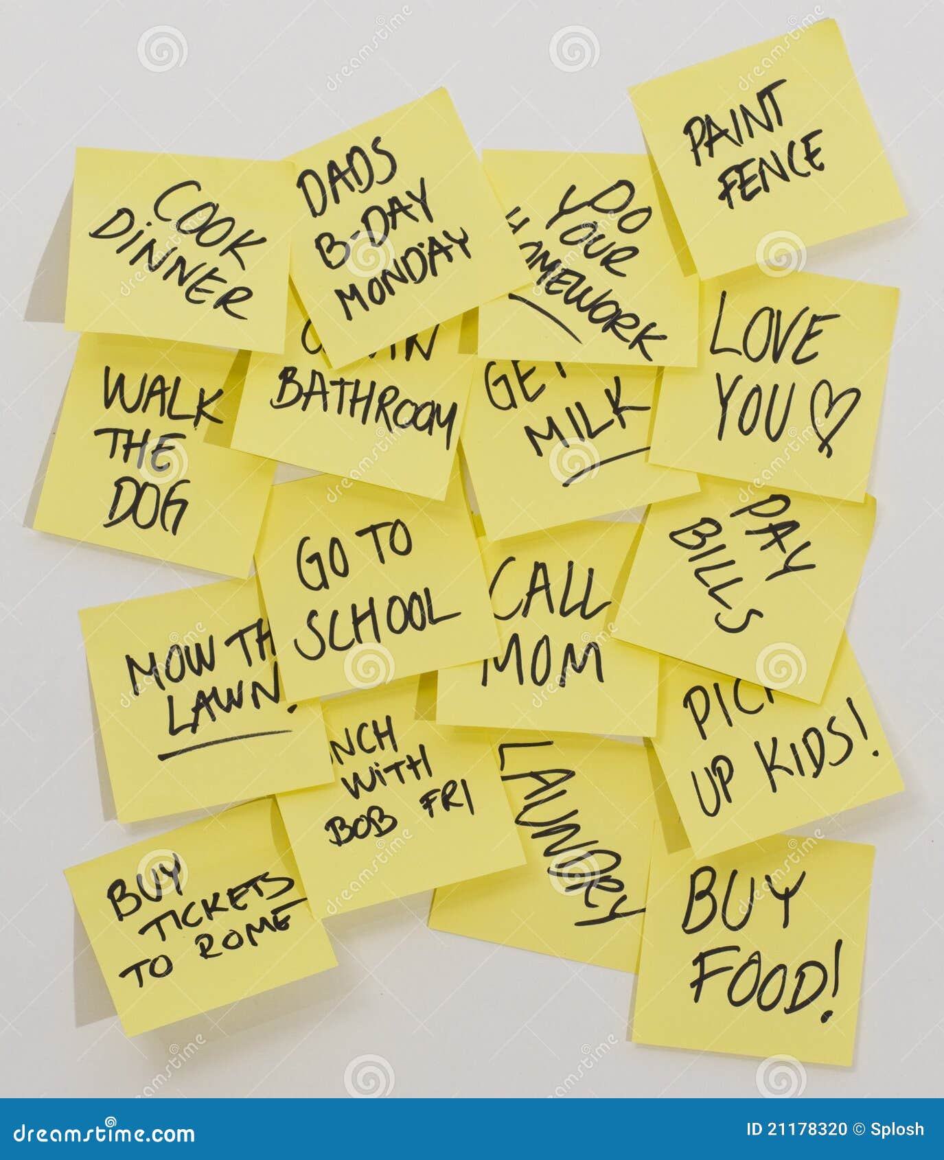 to do post it notes