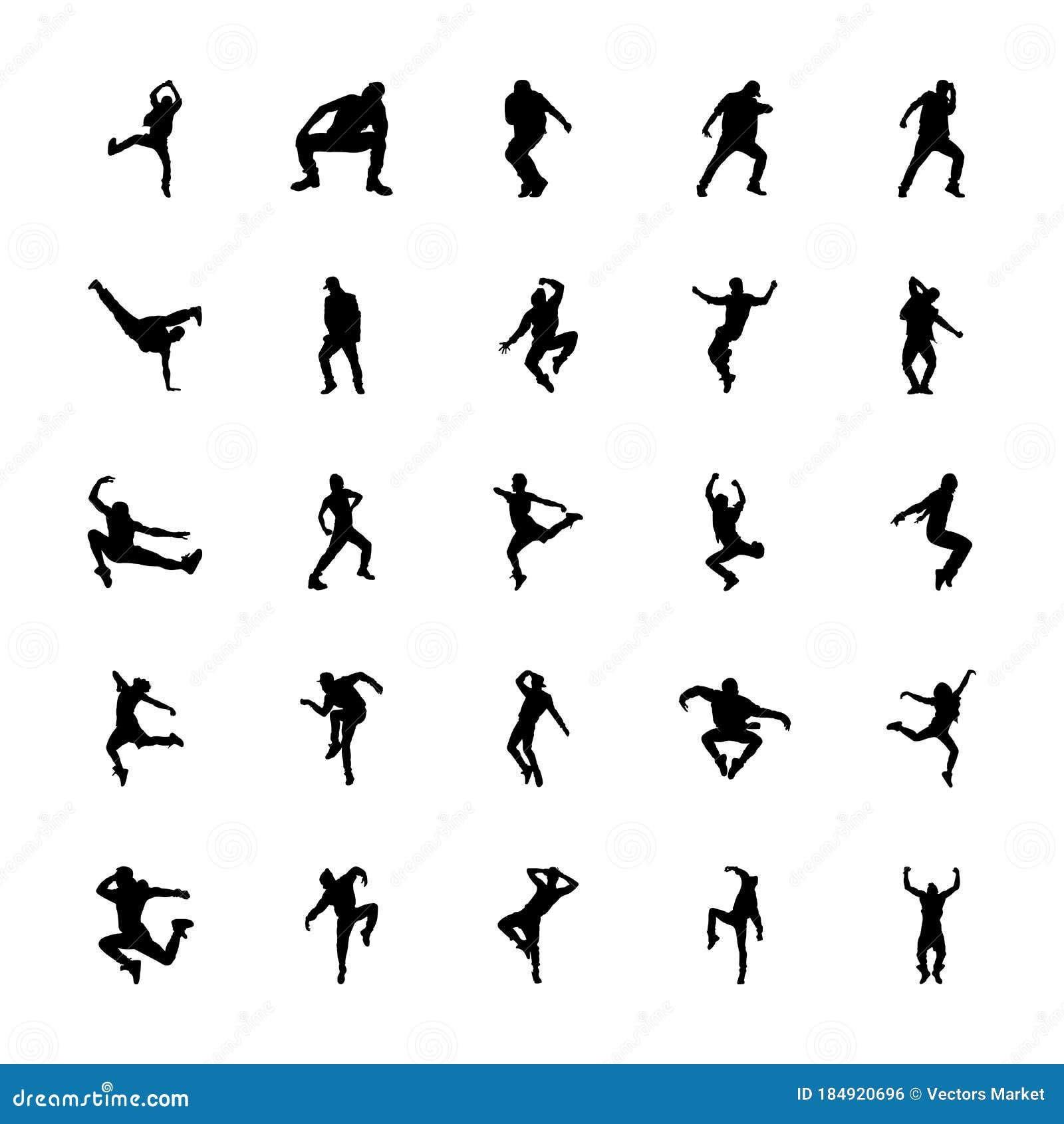 Sports Silhouettes Icons Set Stock Vector - Illustration of avatars ...