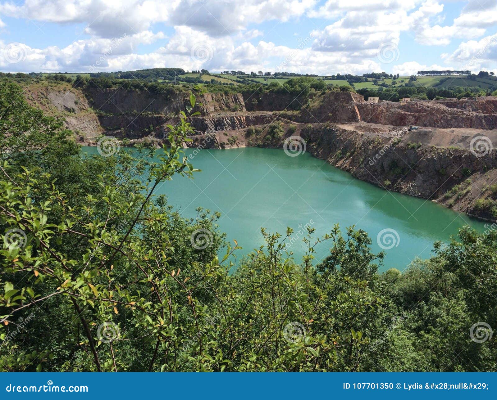 Wick Quarry. stock photo. Image of quarry, hidden, nature 107701350