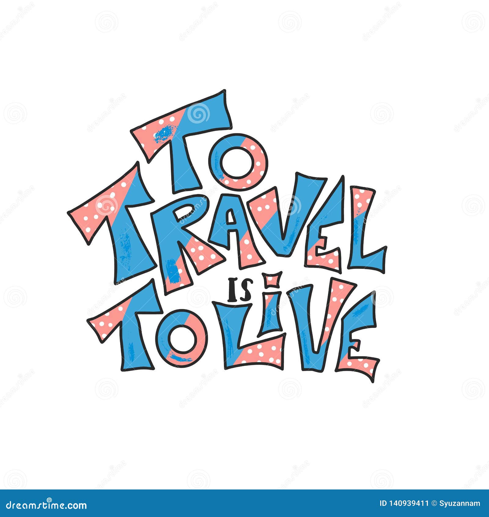 Download Travel Quote With Doodle Symbols In Vector. Stock Vector - Illustration of message, background ...