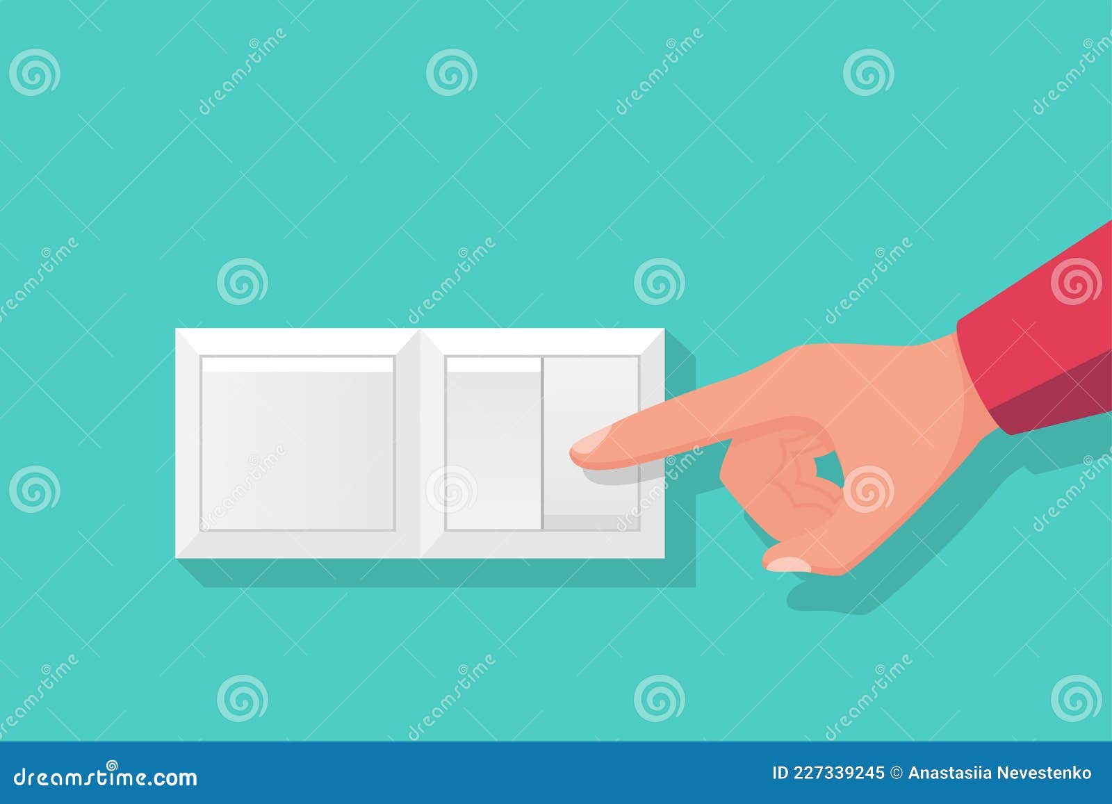 Turn On Or Switch Off Female Gender Symbol Metaphor Of Sexual Arousal