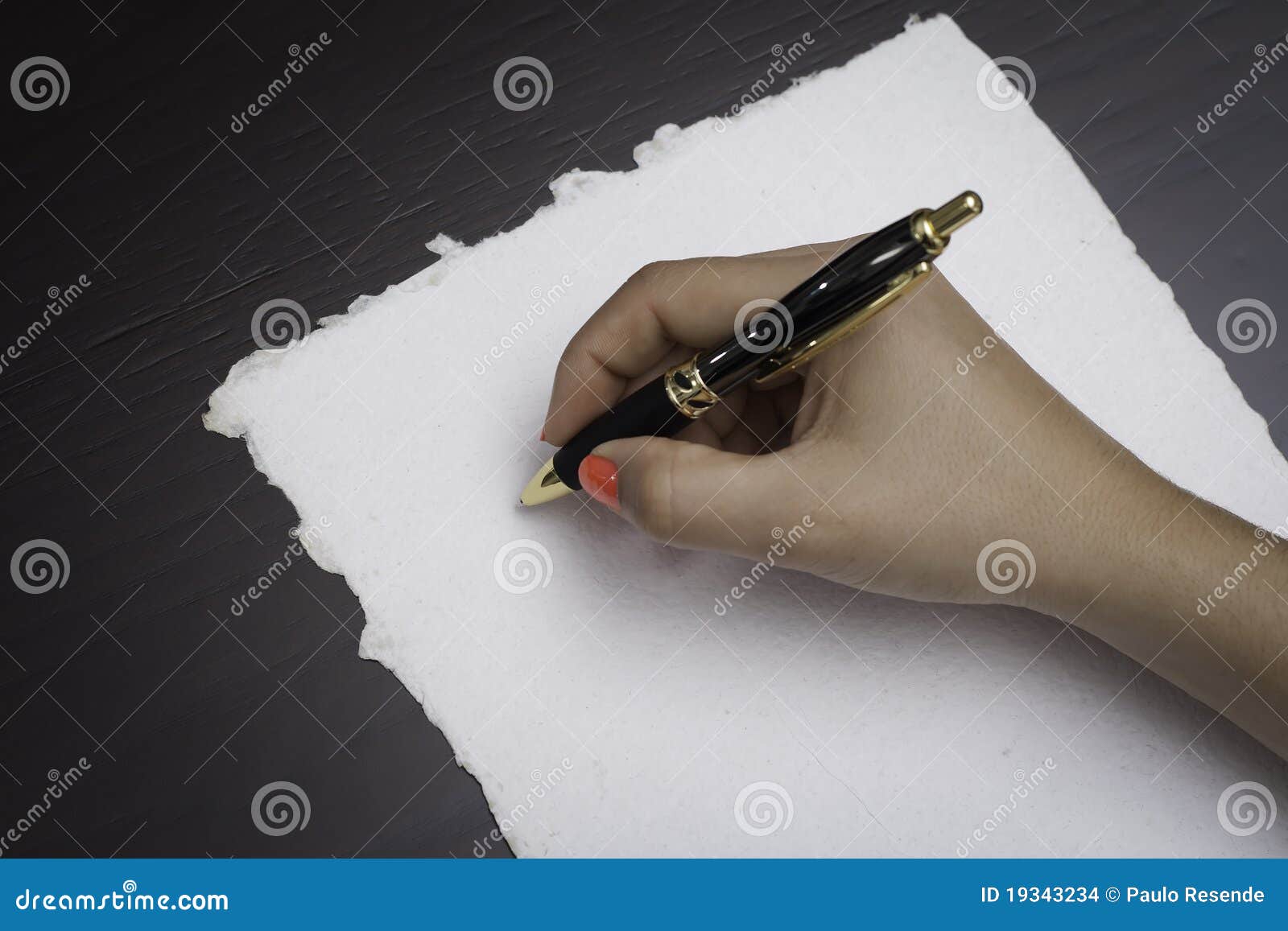 About to write stock photo. Image of human, office, correspondence ...