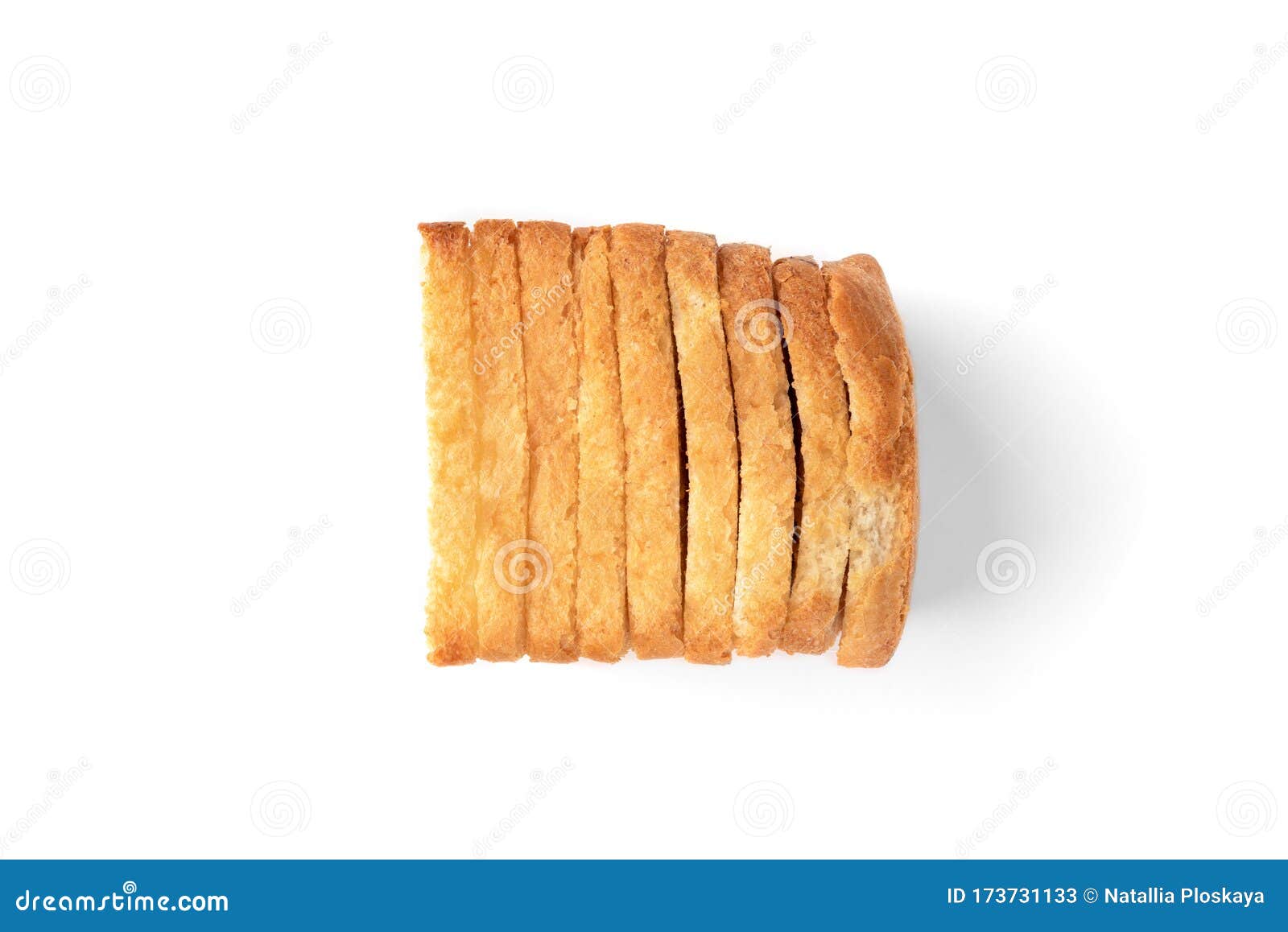 Toast Bread Isolated on White. Stock Image Image of food, loaf 173731133