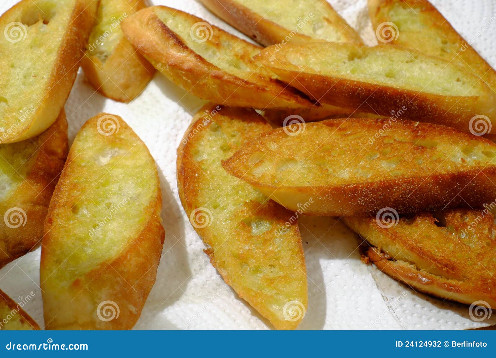 Toasted Garlic Bread stock photo. Image of baked, loaf 24124932