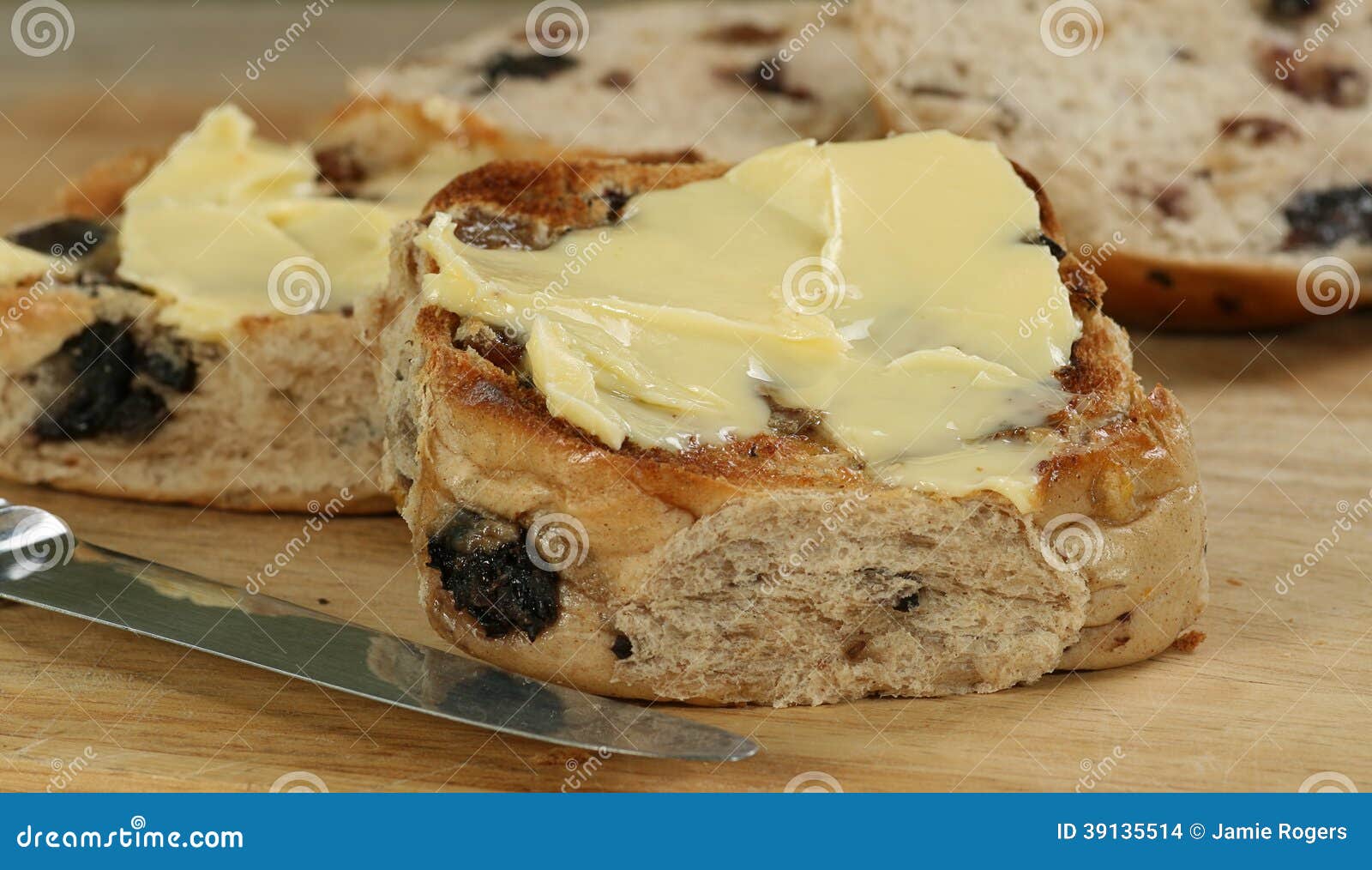 Toasted hot cross bun stock photo. Image of bread, cross 39135514