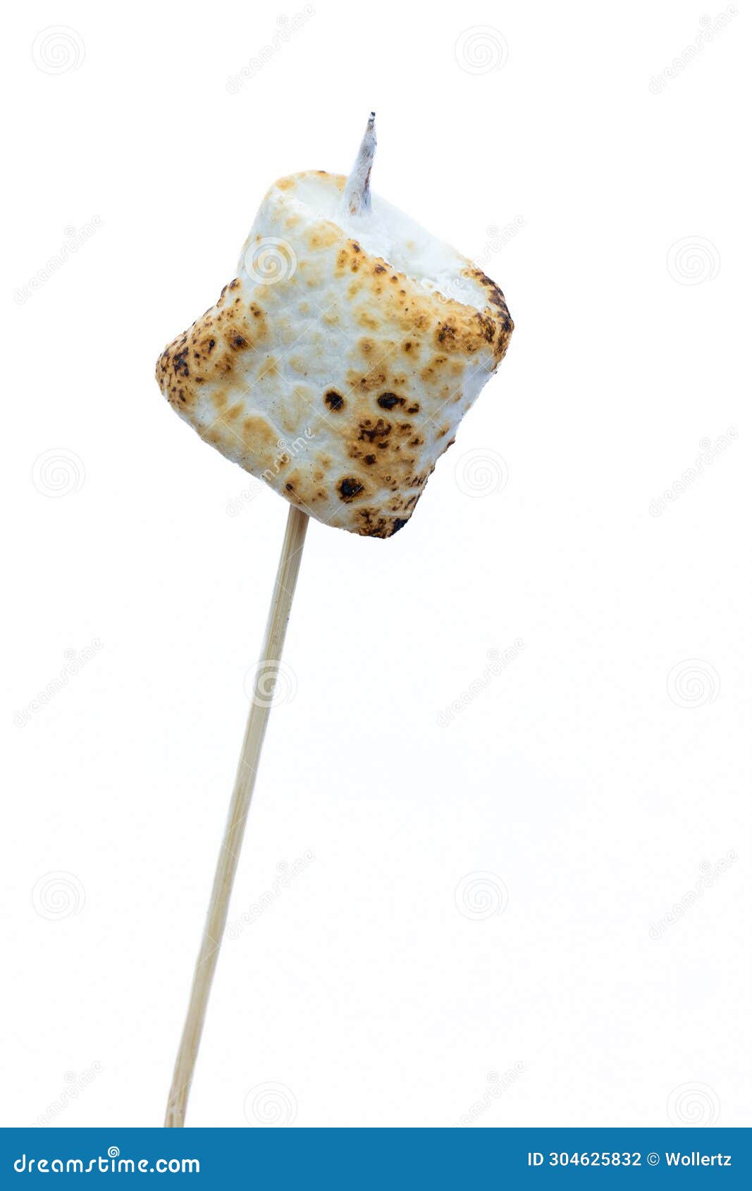 Toasted Marshmallow Over White Stock Photo Image of barbecue, tasty
