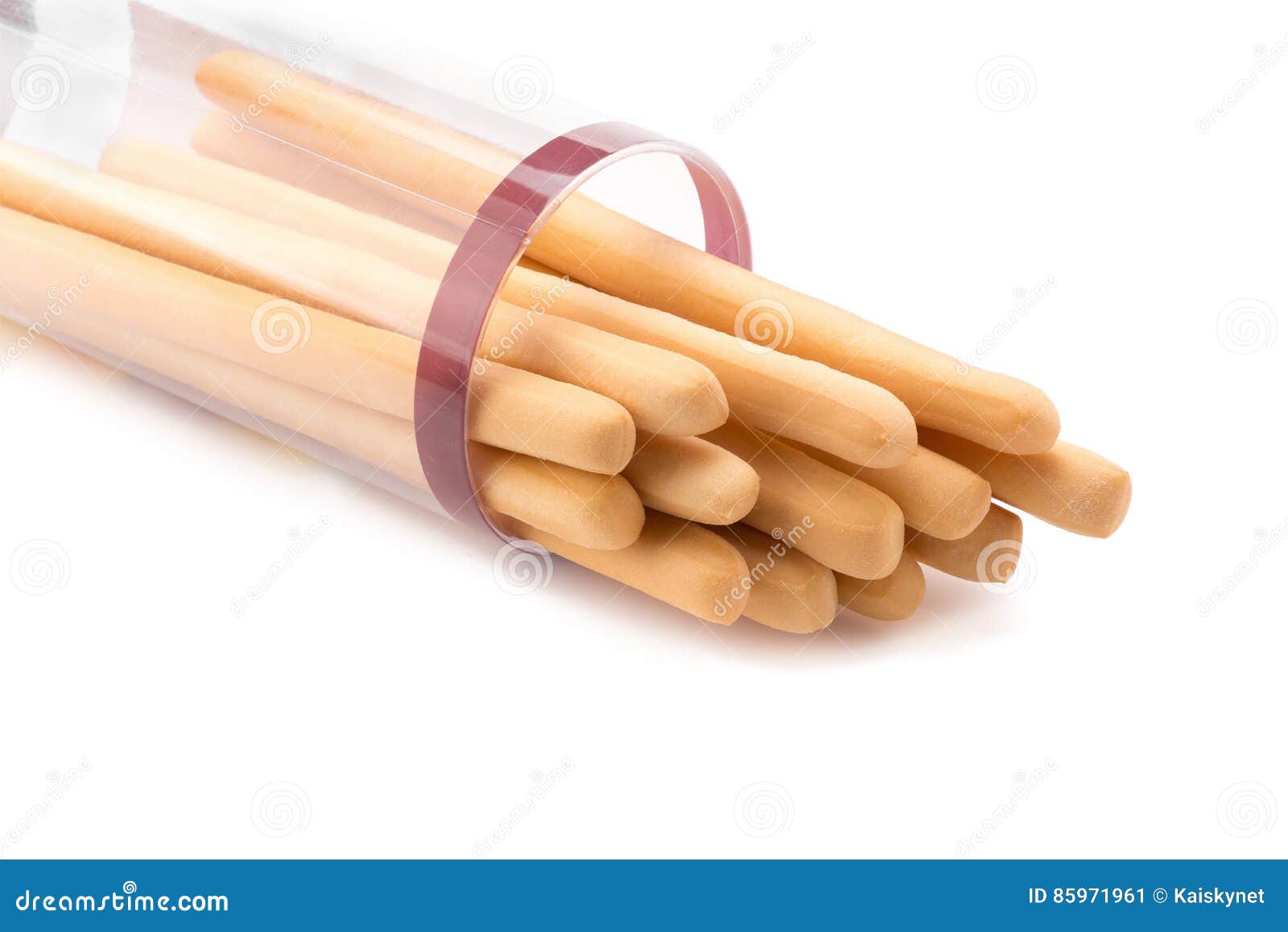 Toasted Wheat Bread Sticks Isolated on a White Background. Stock Image Image of nutrition