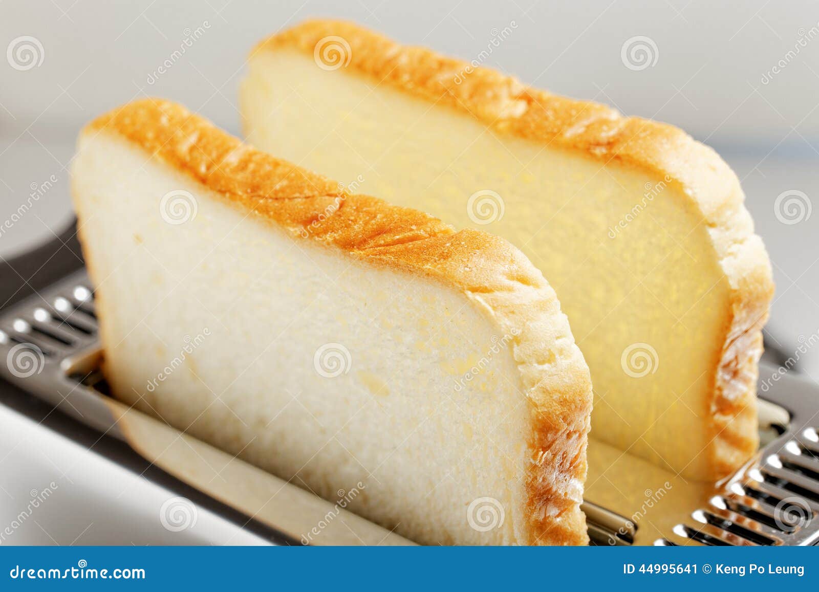 Toaster with bread slices stock image. Image of hungry 44995641