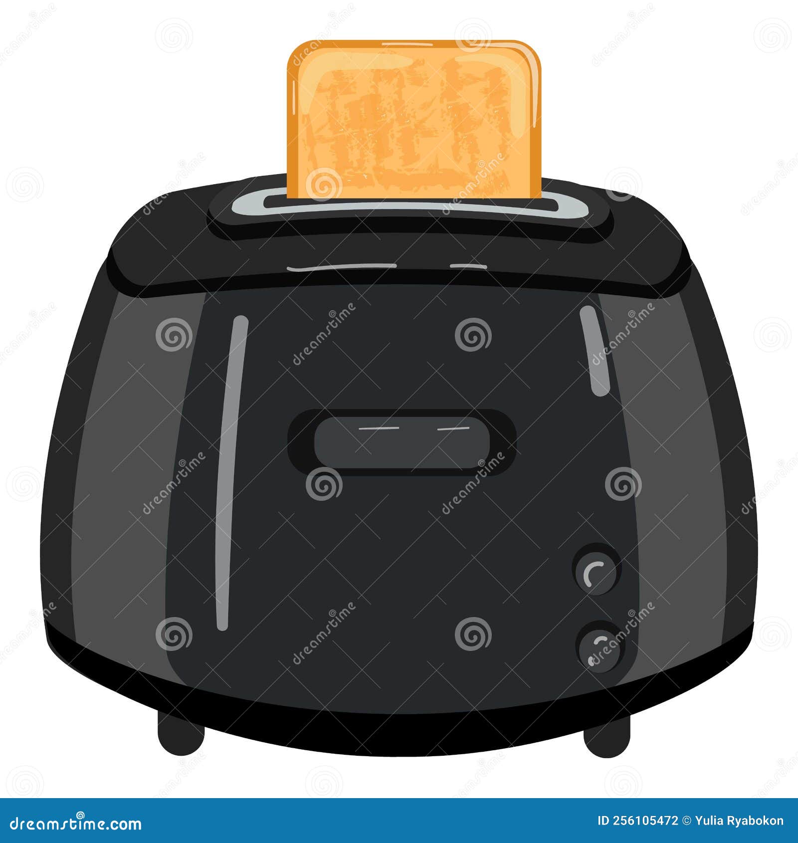 Toaster Icon Cartoon Vector. Food Oven Stock Vector Illustration of