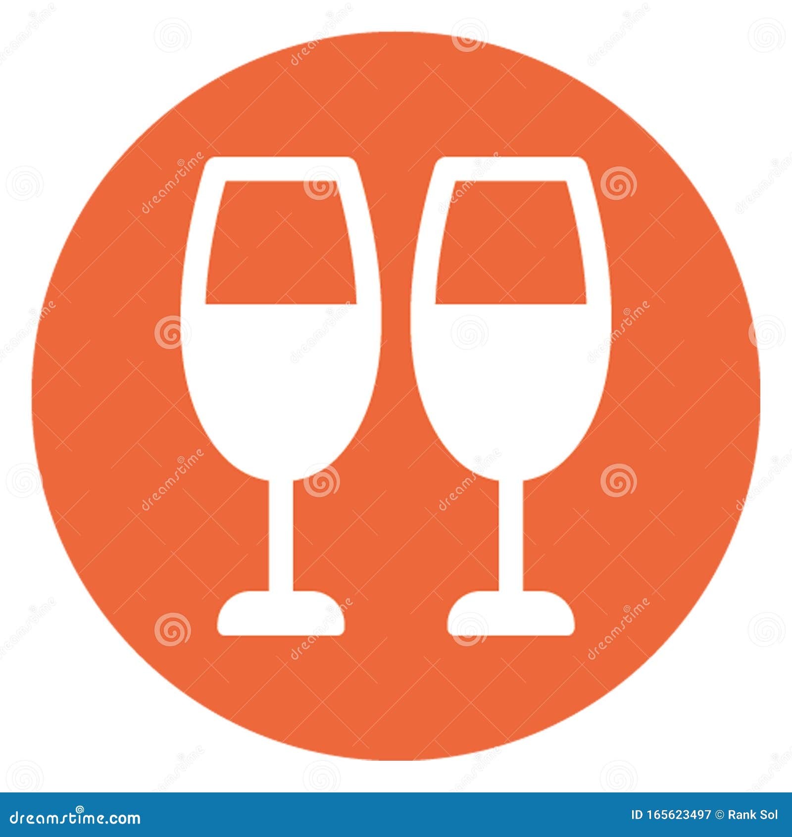 toasting, wine glass   icon which can be easily modified or edited