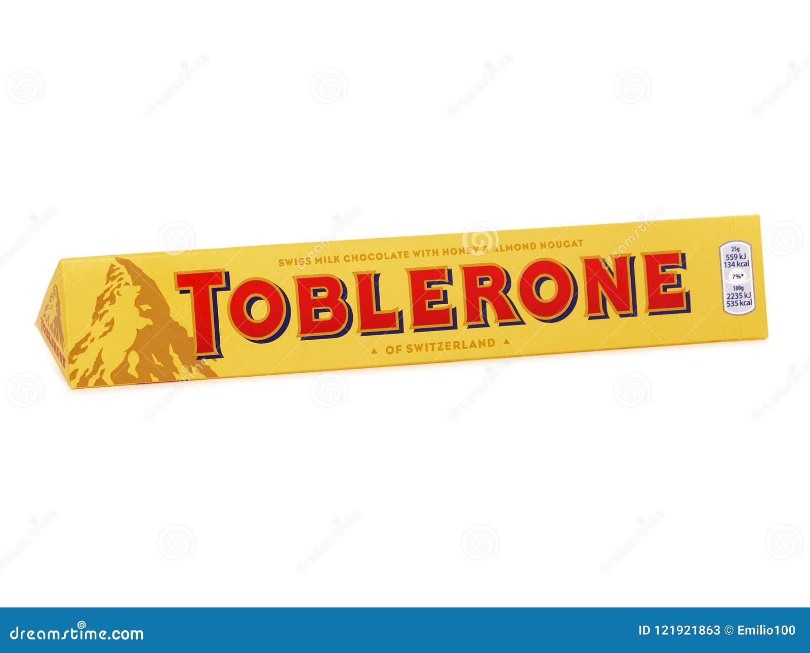 Toblerone Swiss Milk Chocolate with Honey and Almond Nougat