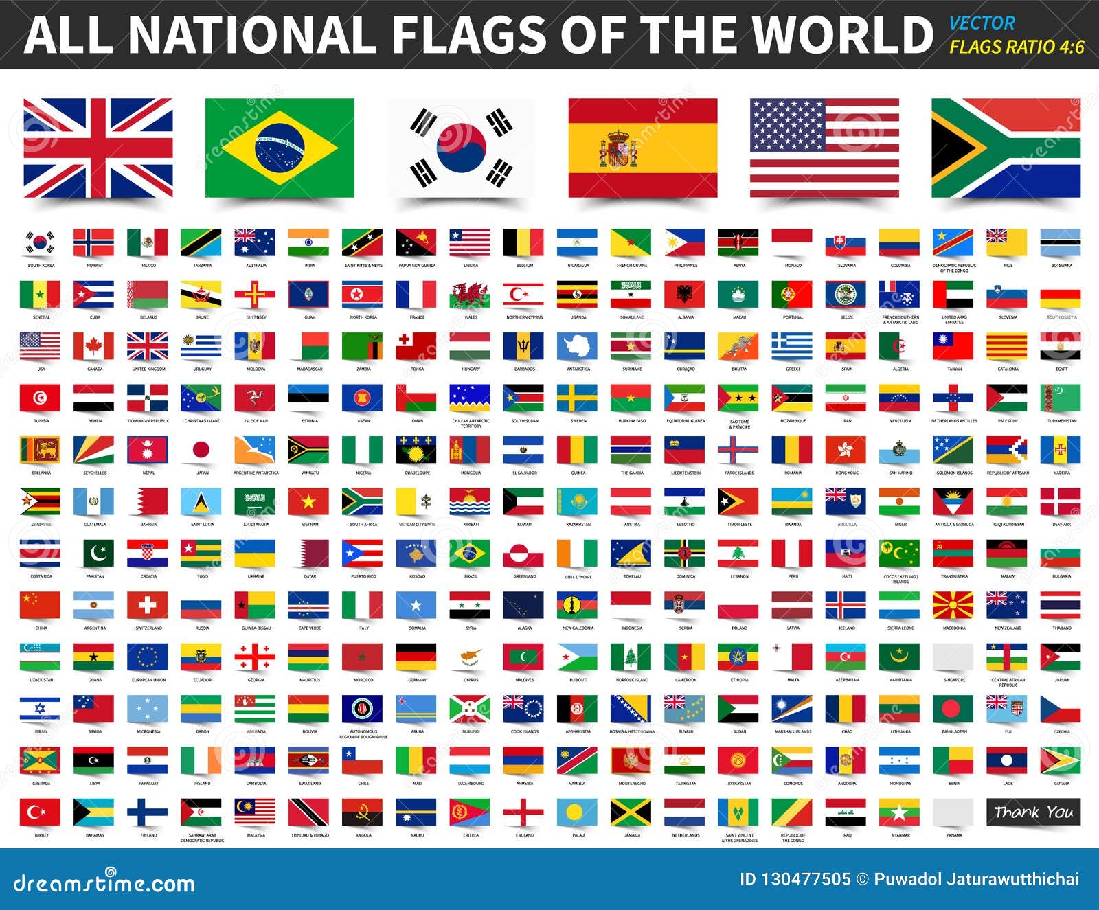 Elementos de bandeiras de países vetor bandeiras nacionais do mundo