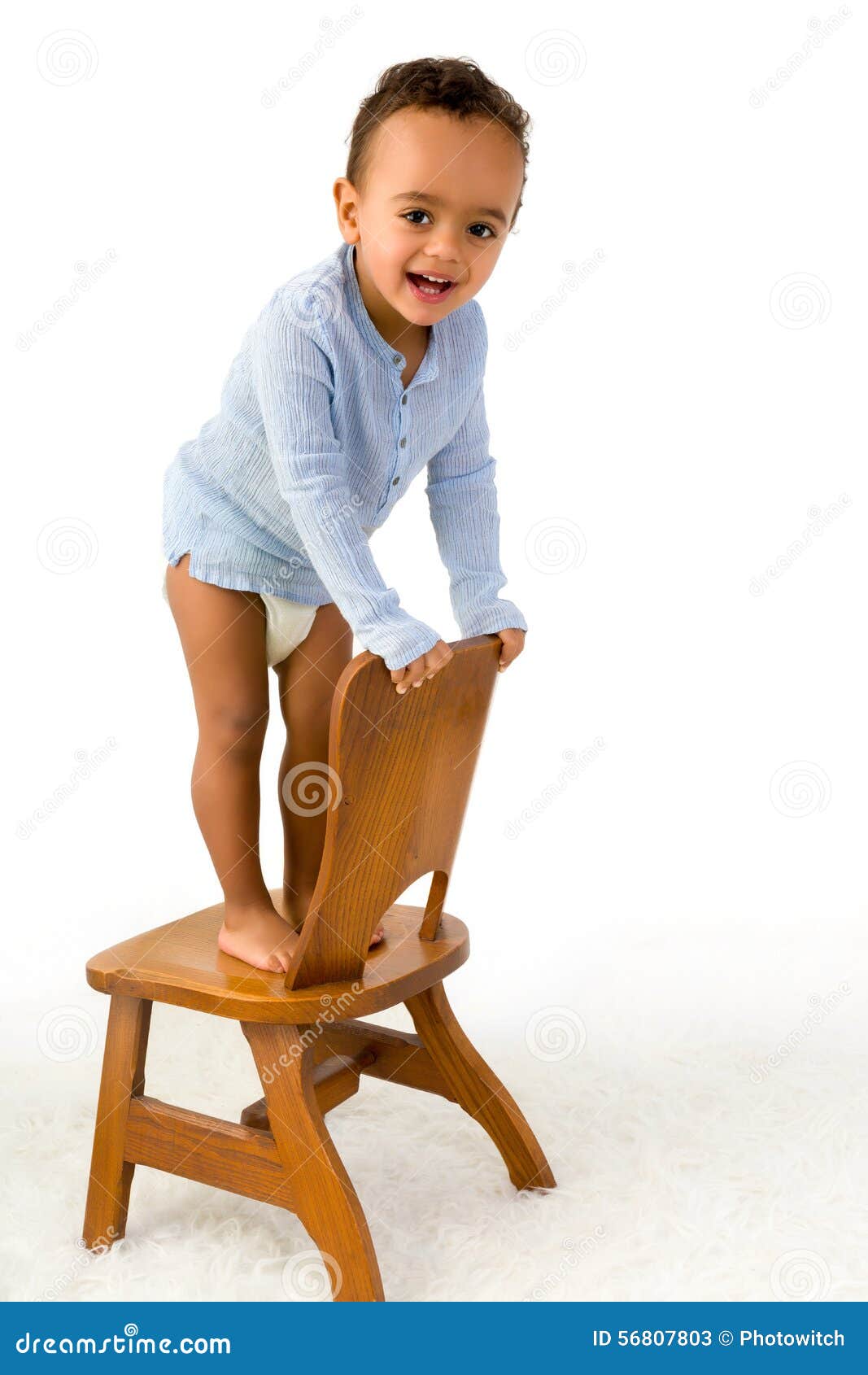 Toddler Climbing Chair Stock Image Image Of Climbing 56807803