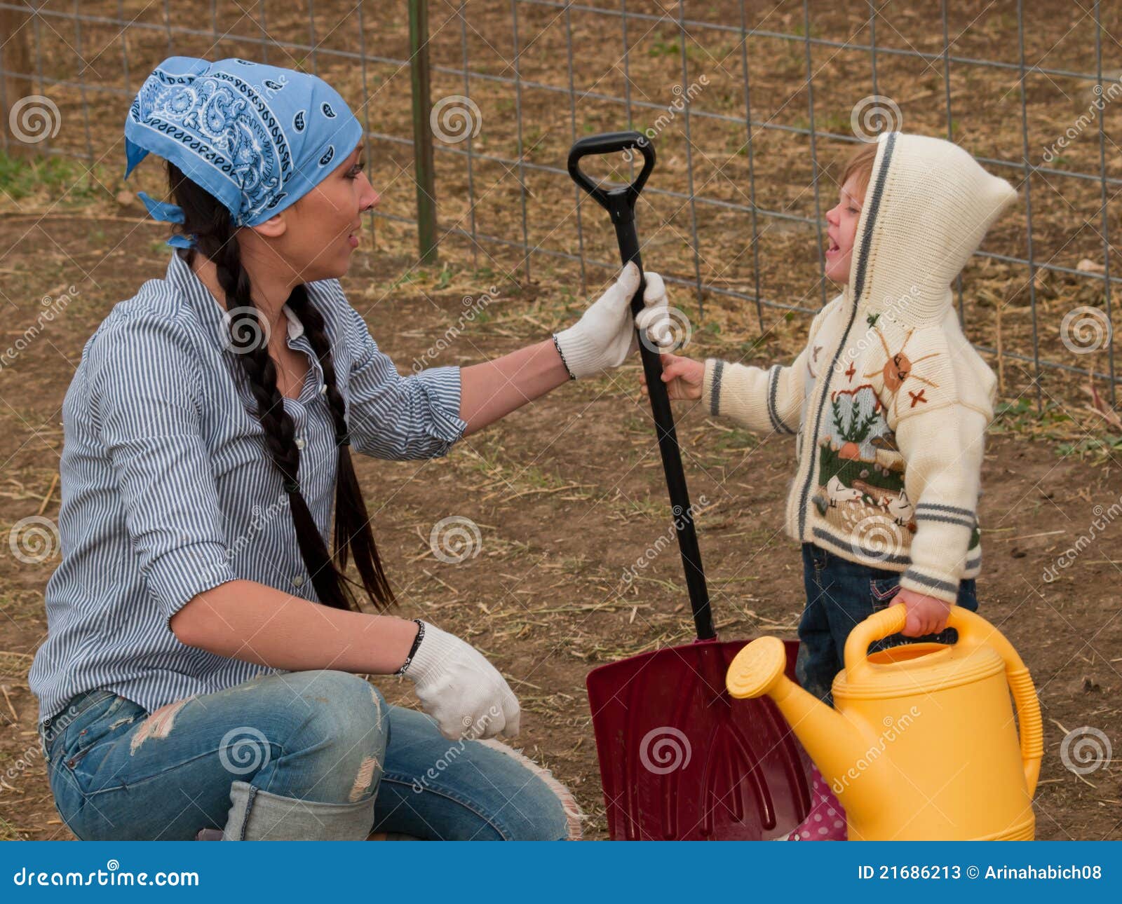 Toddler on the Farm stock image. Image of fall, looking 21686213