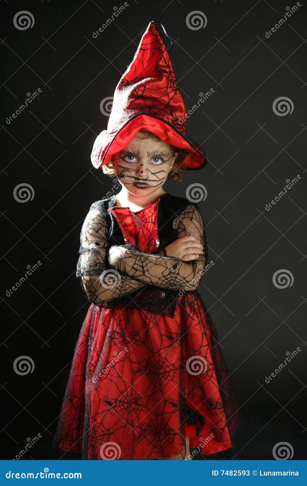 Toddler Girl , Halloween Costume Stock Image - Image of costume, autumn ...