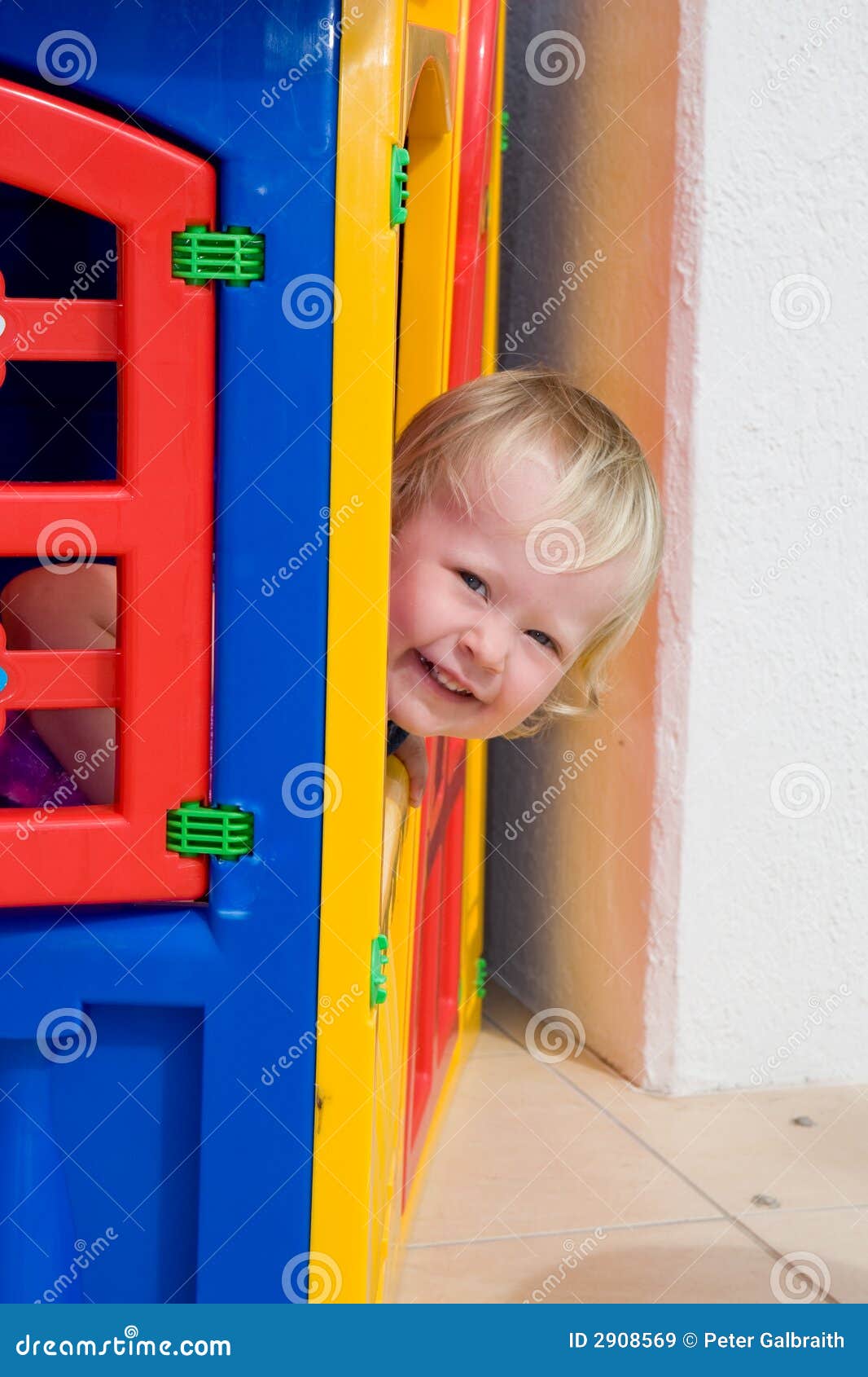 Toddler house stock image. Image of active, daugther, seek 2908569