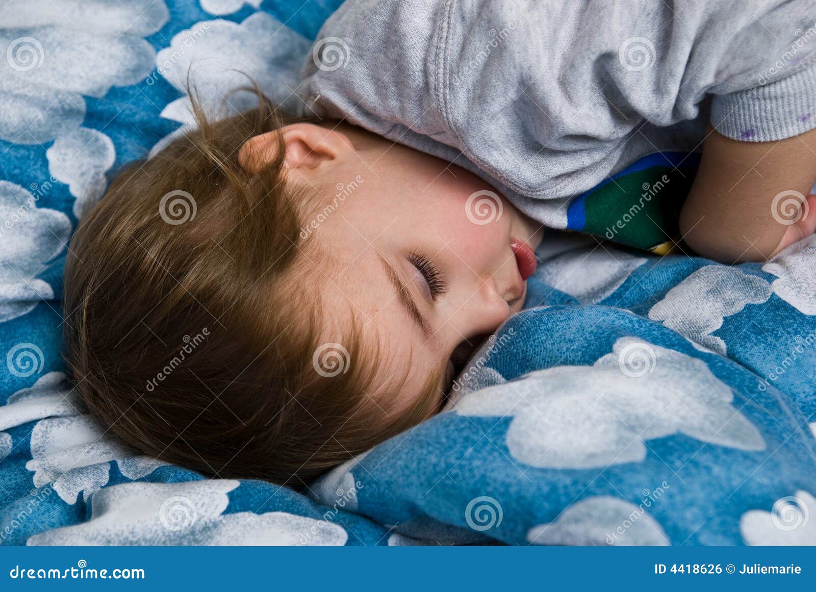 Toddler Sleeping stock photo. Image of lying, resting 4418626