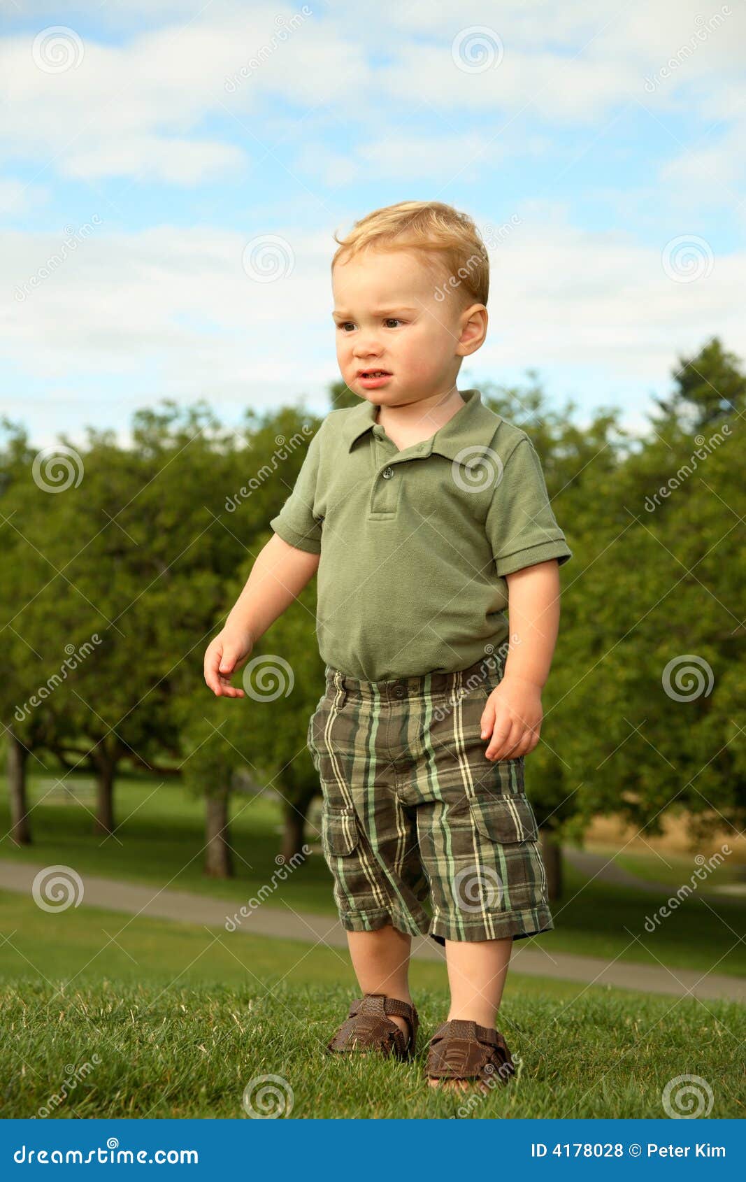 Toddler standing stock photo. Image of standing, coloured - 4178028