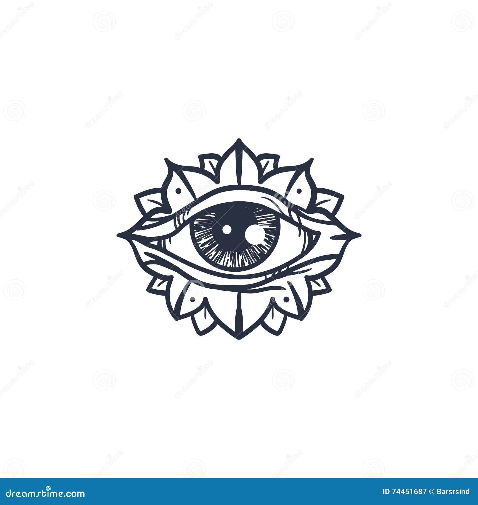 Desenho de Mandala olhos para Colorir - Colorir.com