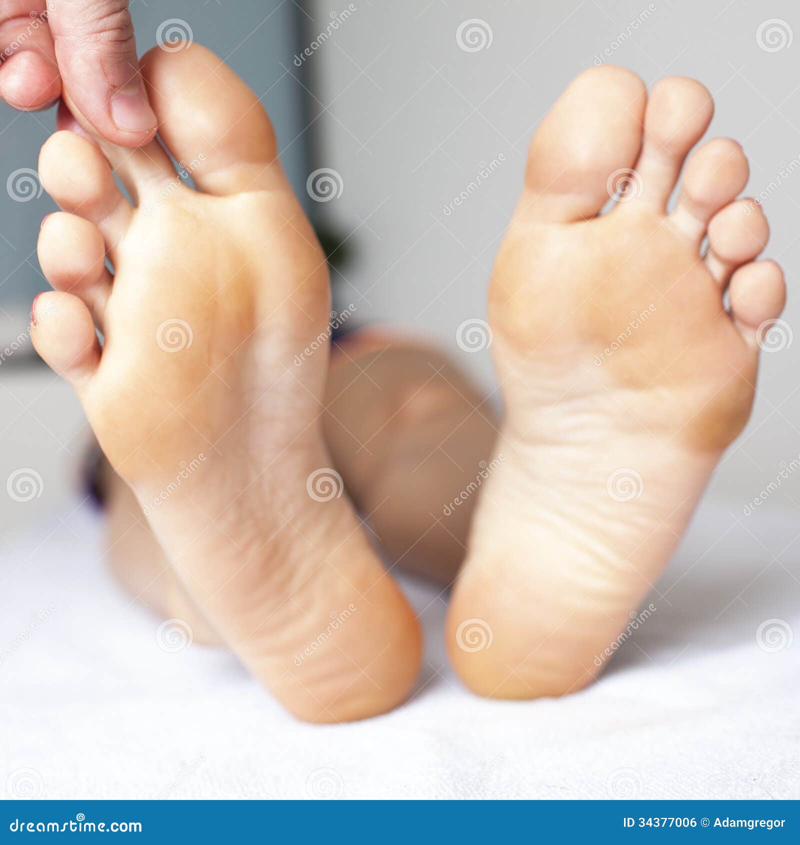 Toe massage stock photo. Image of people, pressure, point 34377006