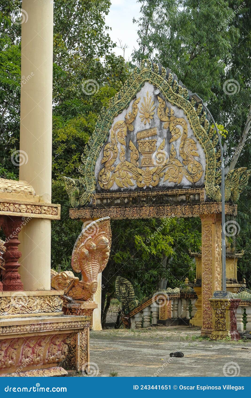 toek vil pagoda in kampot, cambodia