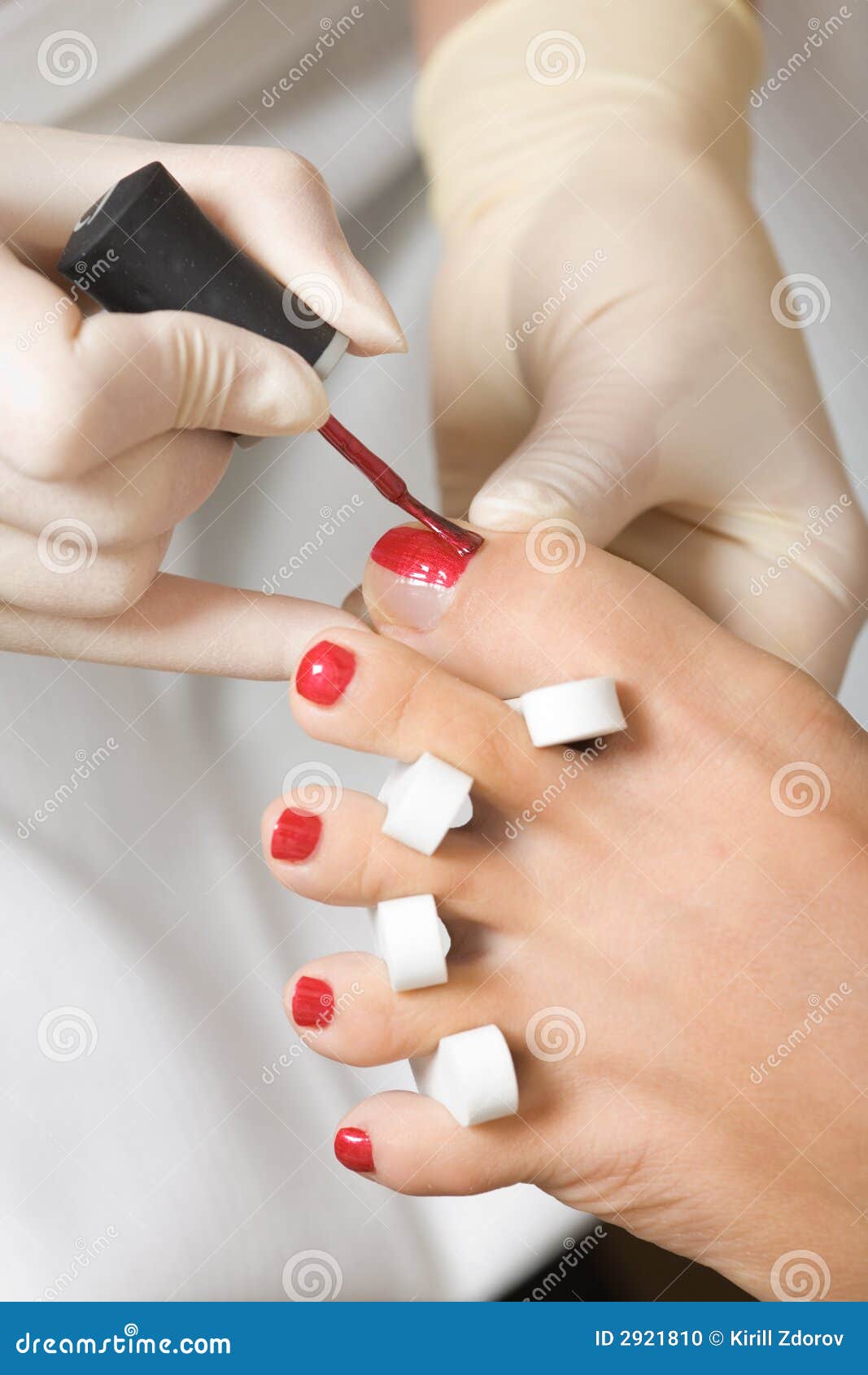 Toenail polishing stock photo. Image of cleaning, polish 2921810
