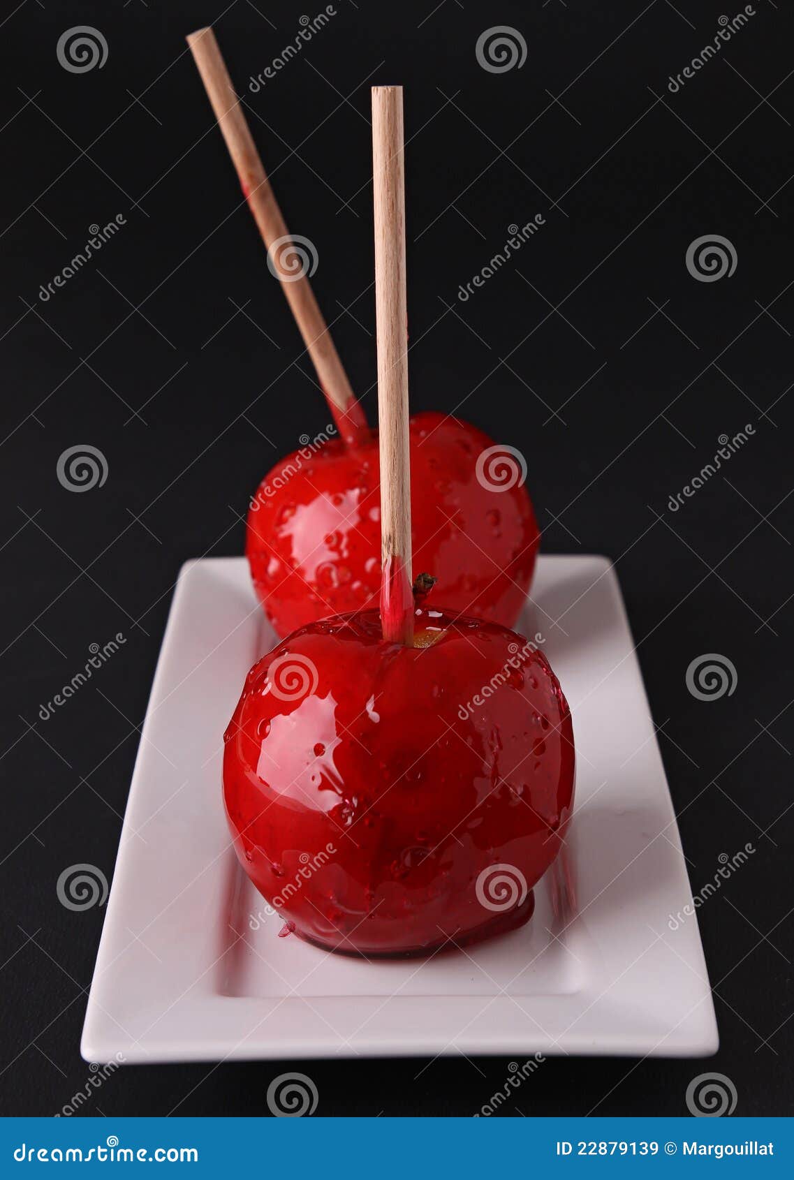 Toffee apple stock image. Image of black, snack, cooking 22879139