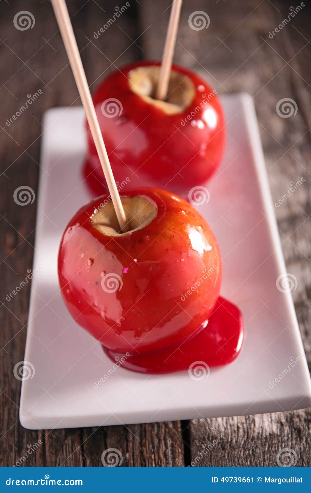 Toffee apple stock image. Image of glazed, halloween 49739661