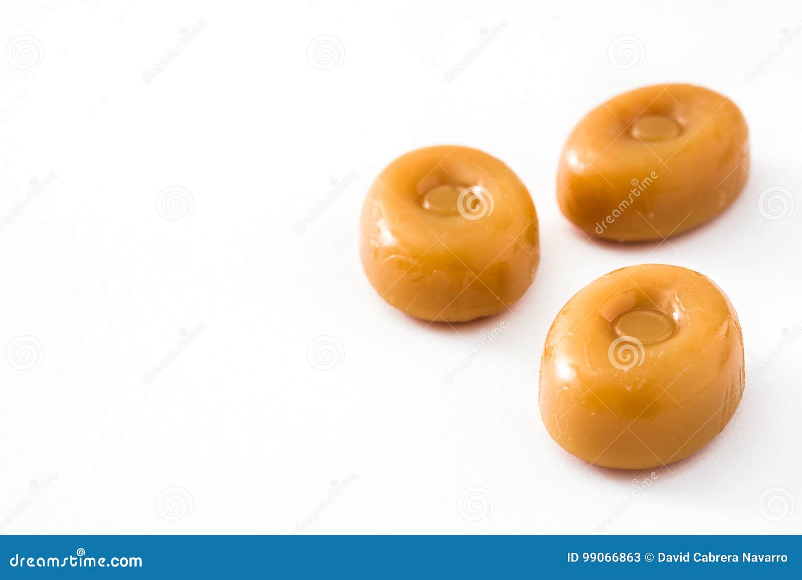 Toffee Caramel Candy Isolated Stock Image Image of caramel