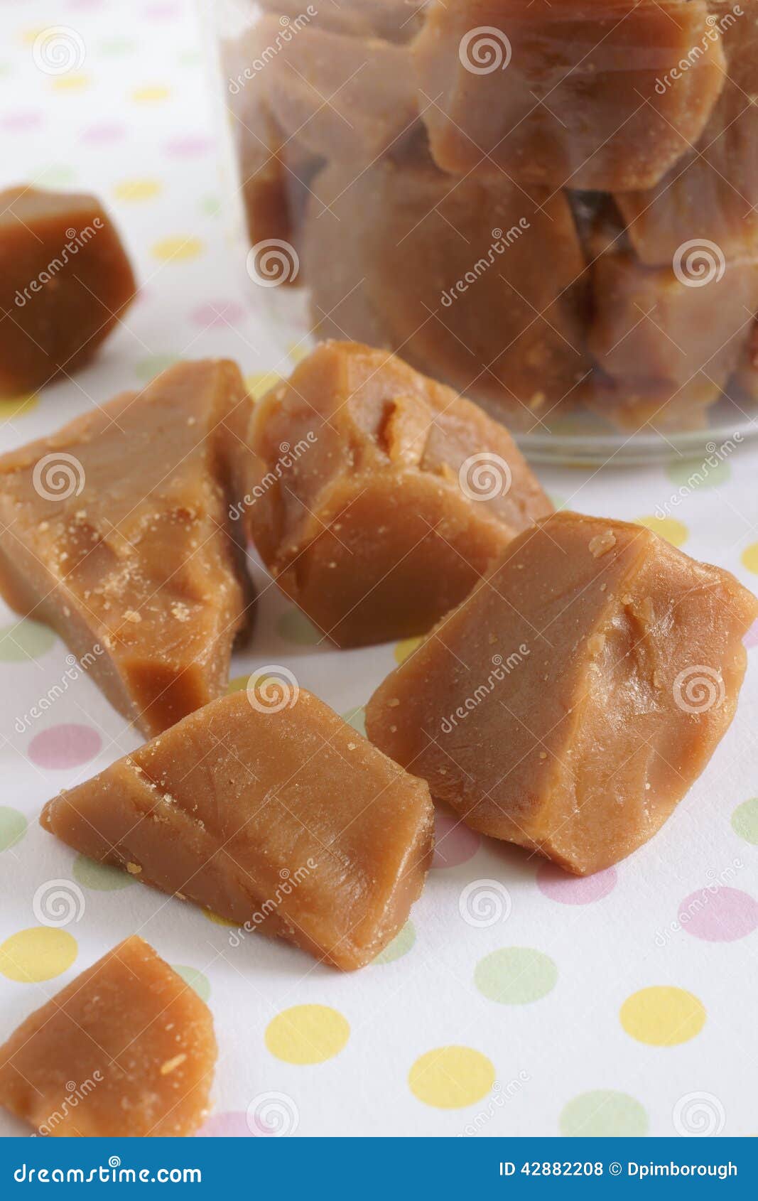 Toffee pieces stock photo. Image of fashioned, sugar 42882208