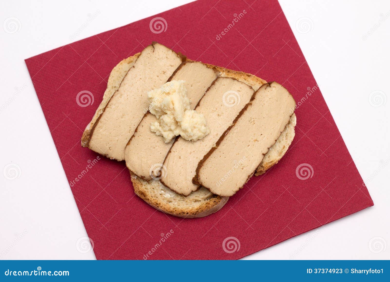 Tofu on bread stock image. Image of tofu, bread, cook 37374923