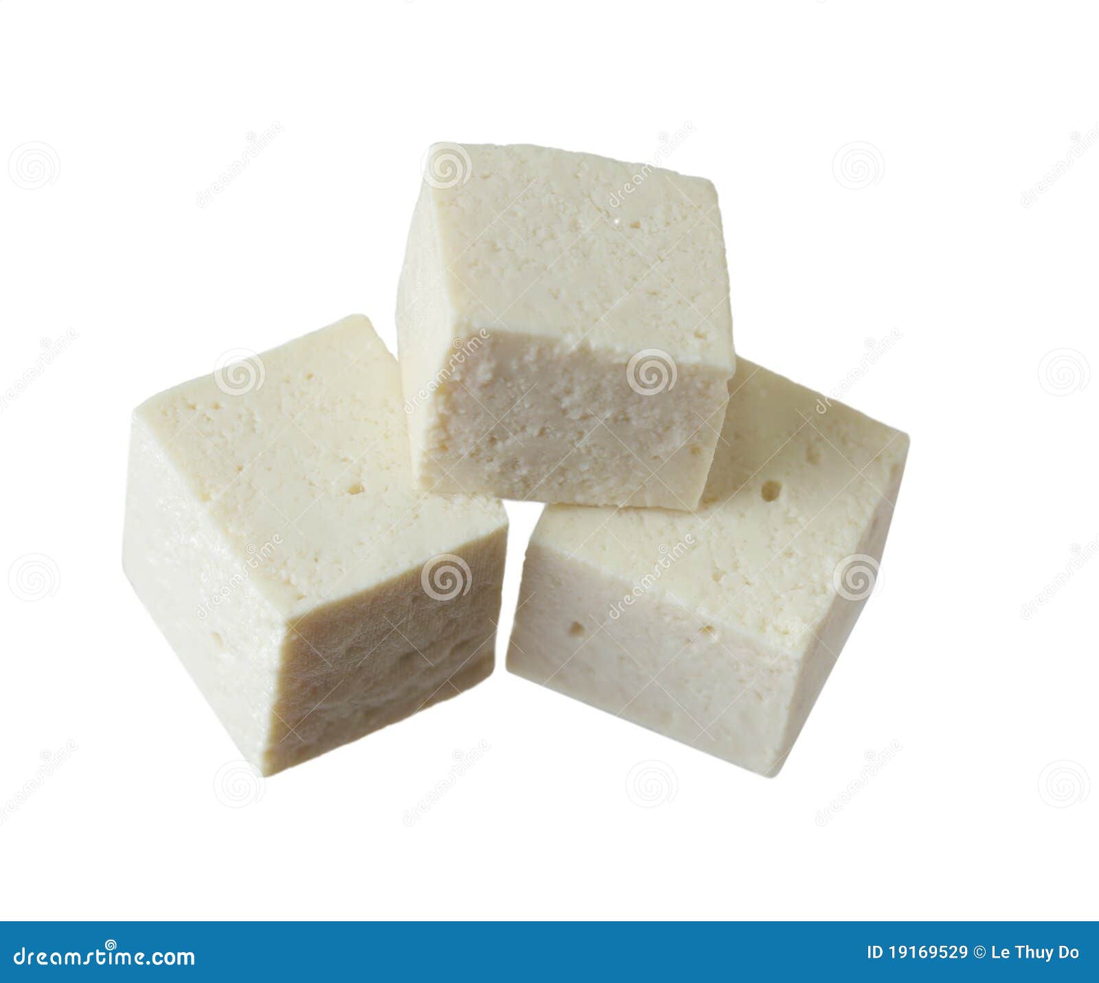 Tofu Cubes stock image. Image of soya, fiber, vegetarian - 19169529