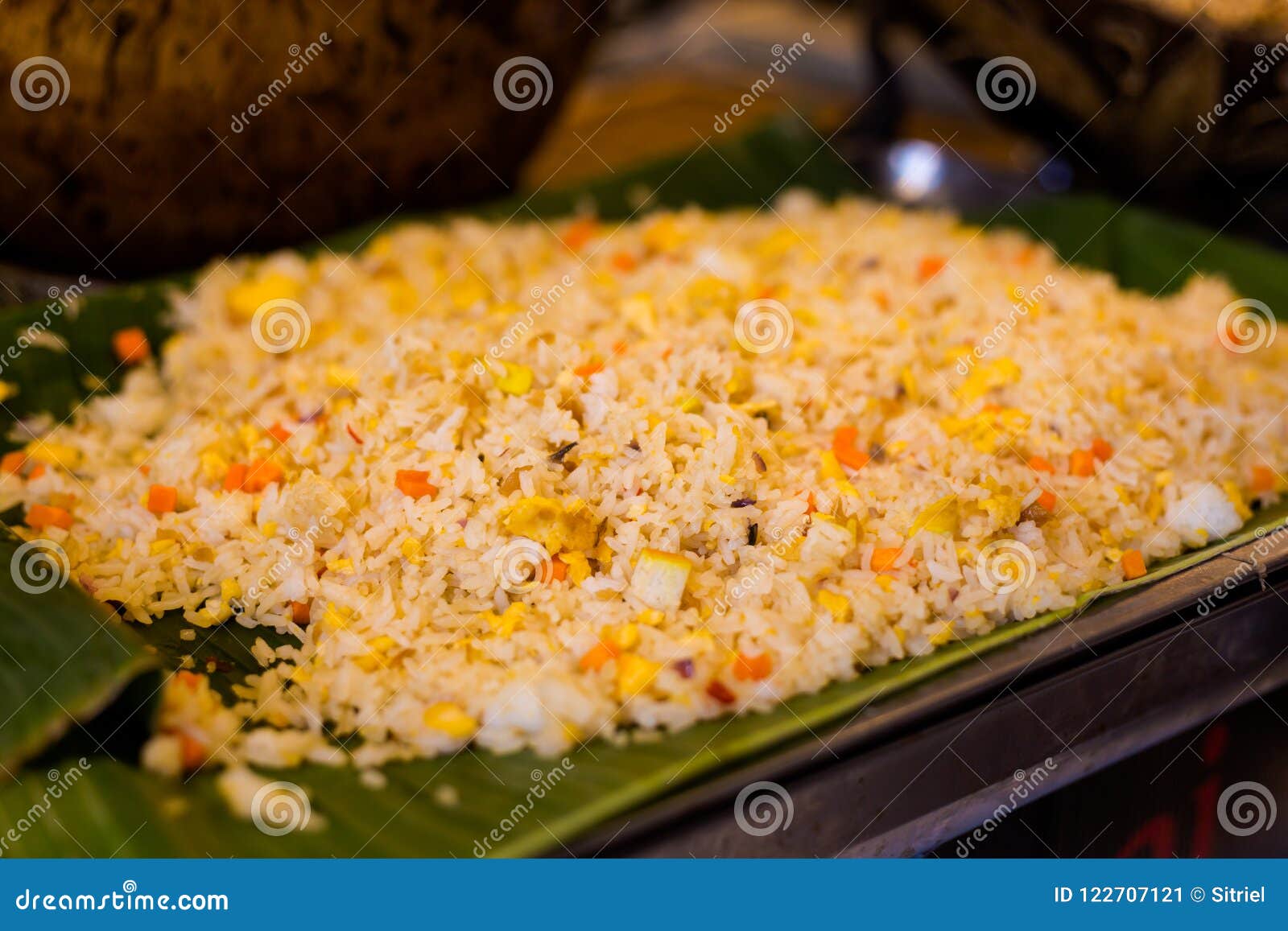 Tofu and egg fried rice stock image. Image of chilli - 122707121