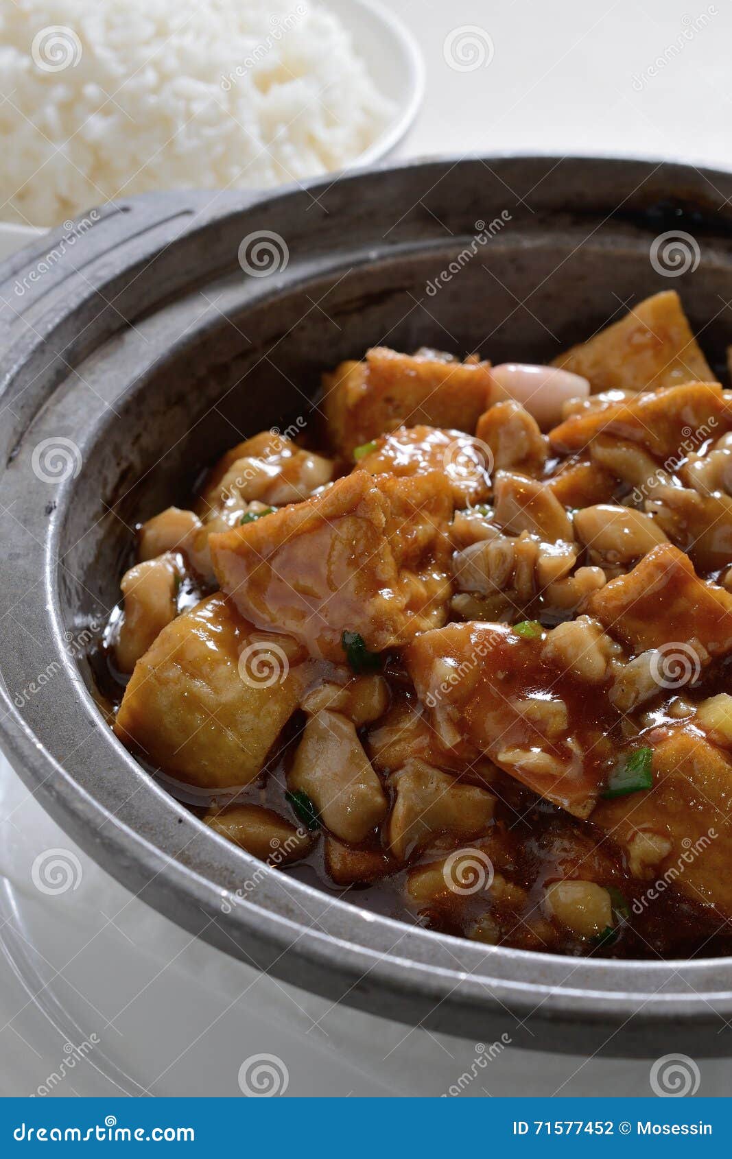 Tofu hot pot stock photo. Image of steam, spicy, bean 71577452