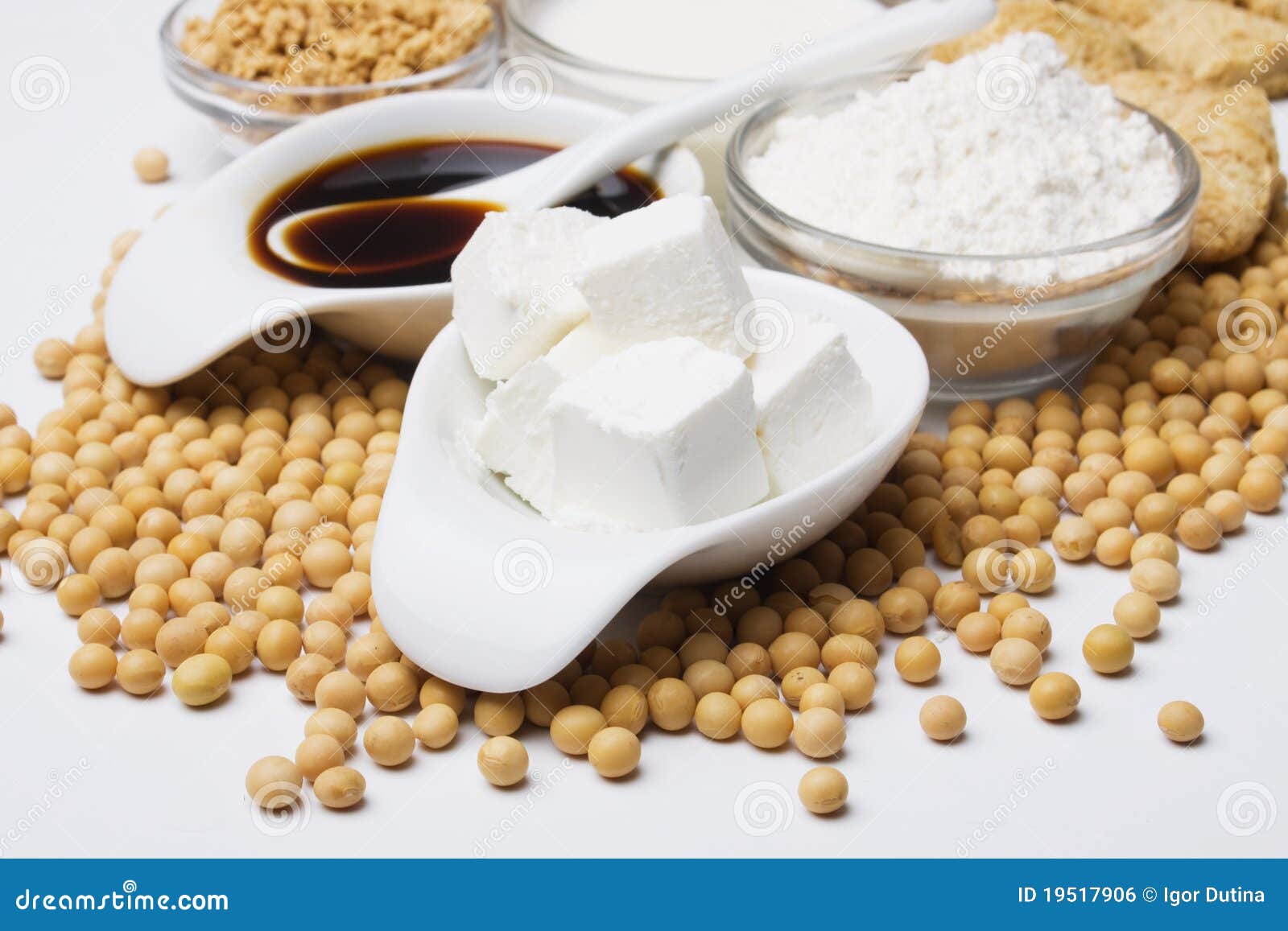 Tofu with Other Soy Products Stock Photo Image of bean, alternative 19517906